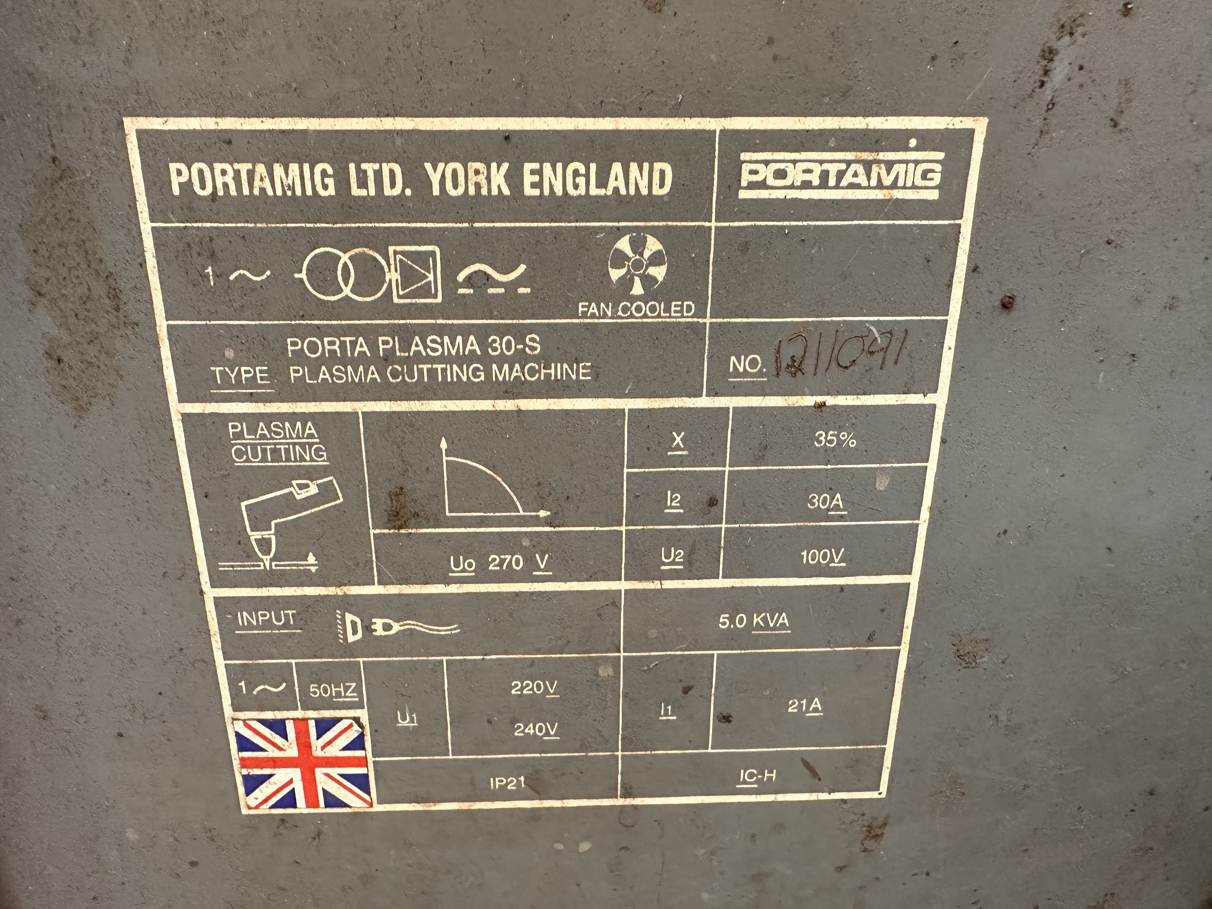 Portamig Porta Plasma 30-S Plasma Cutter