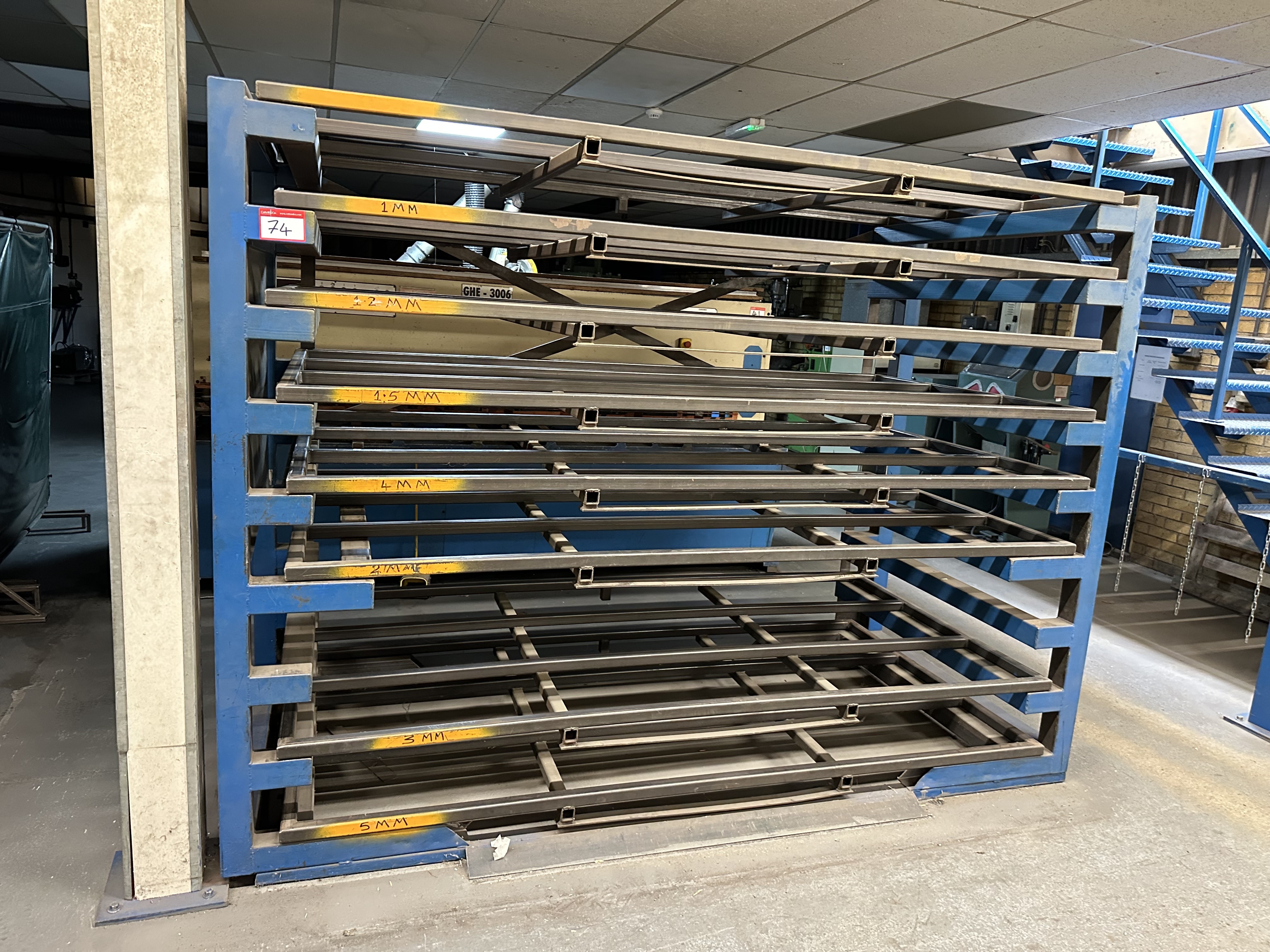 Heavy Duty Steel Racking for Sheet Material