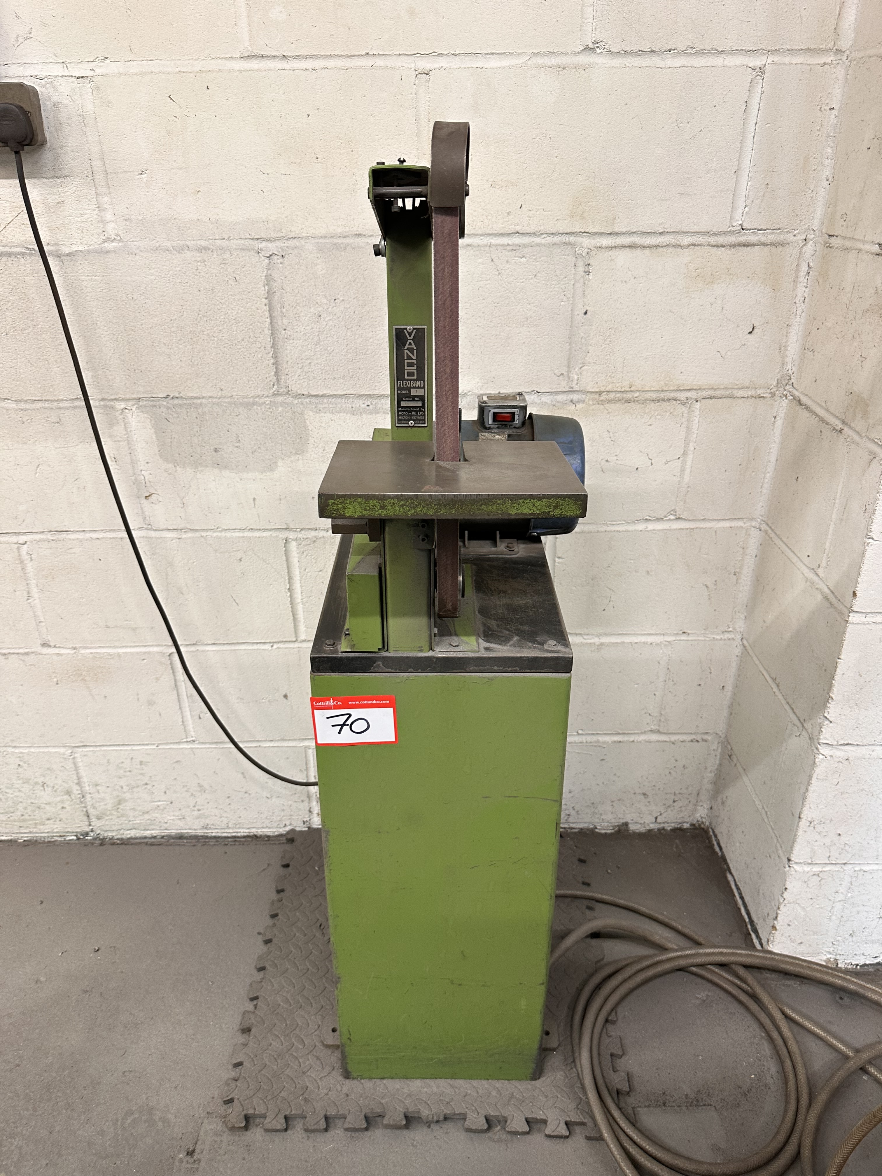 Floor Standing Vanco Flexiband Linisher