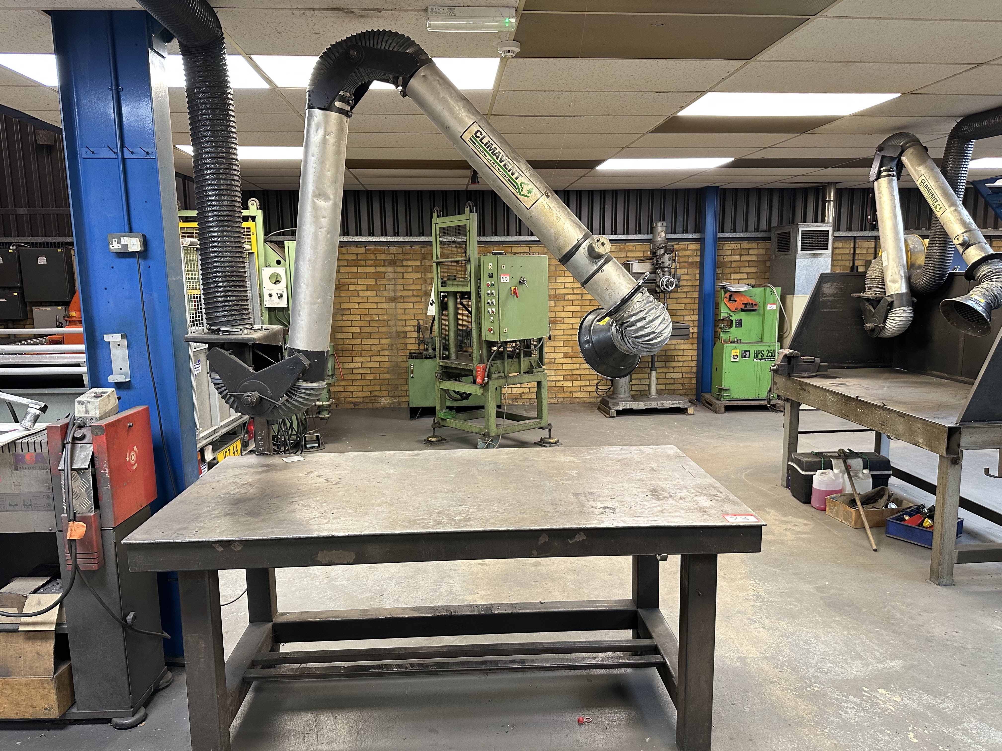 Steel Welding Bench with Climavent Extractor