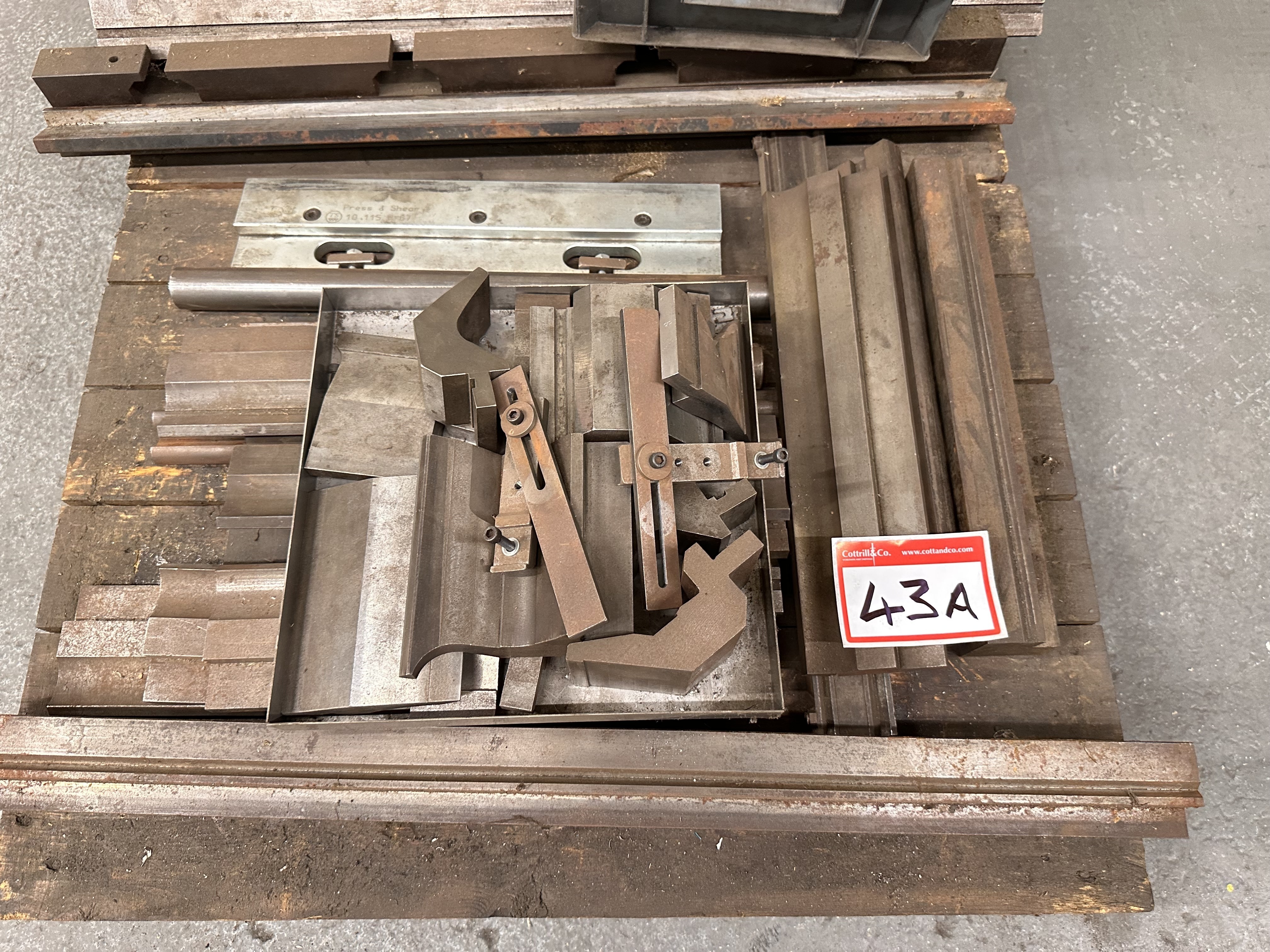 Various Press Brake Tooling as used on Megoform Machines