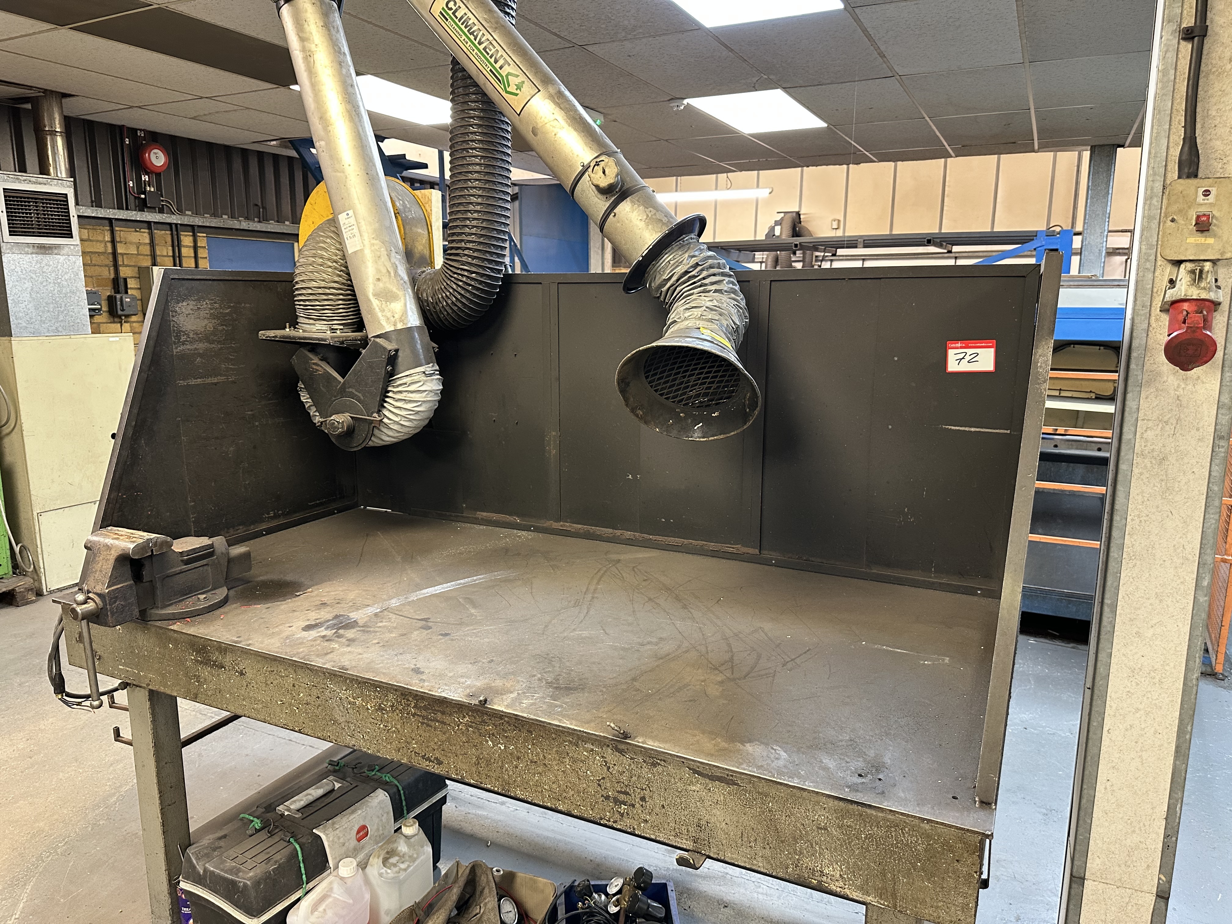 Steel Welding Bench with Climavent Extractor