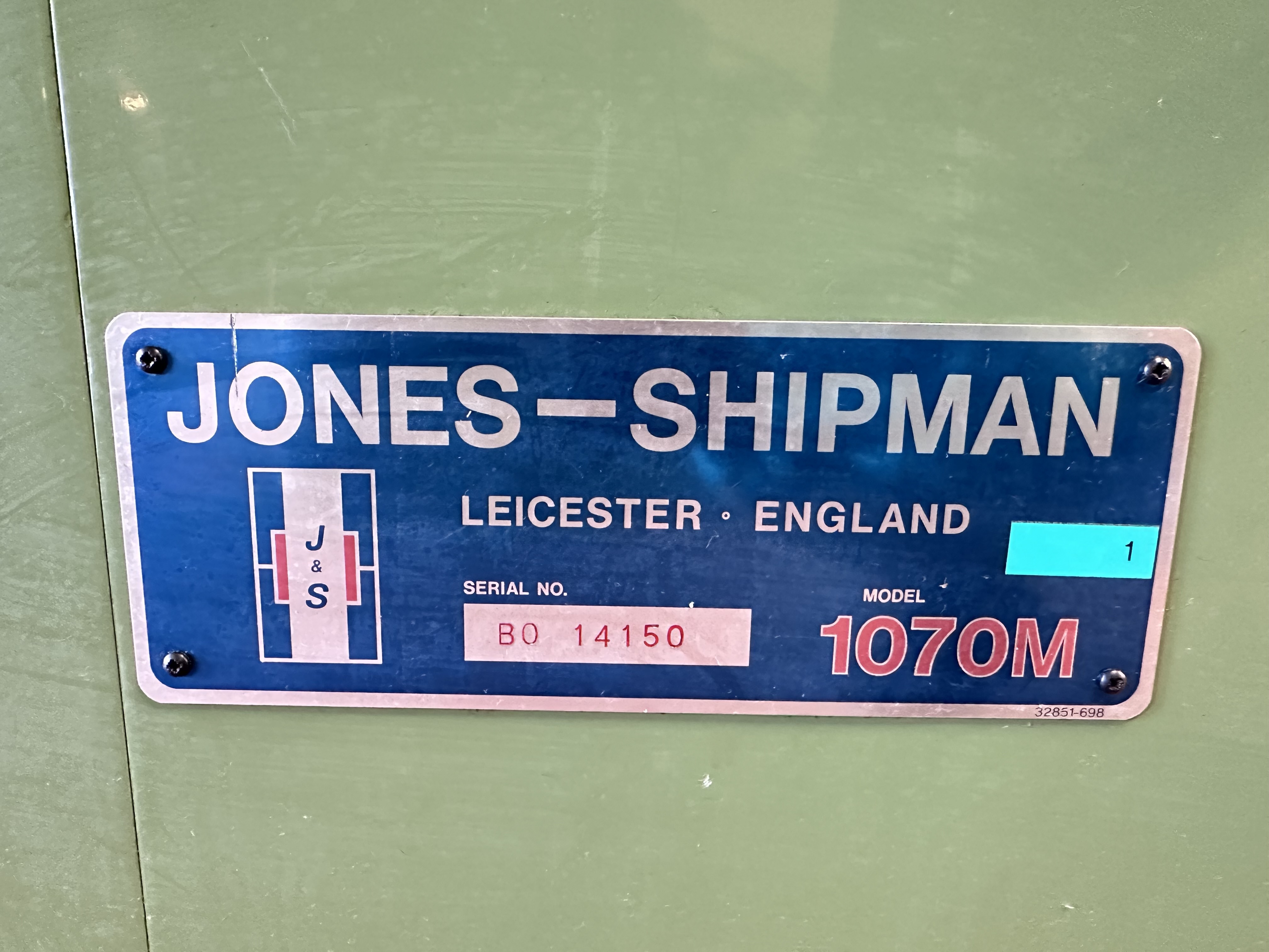Jones & Shipman 1070M Cylindrical Grinder