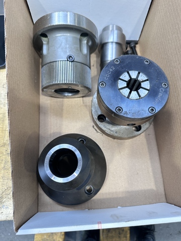 Selection of Collet Chucks incl. Crawford CDC42, DEL UK SC AS