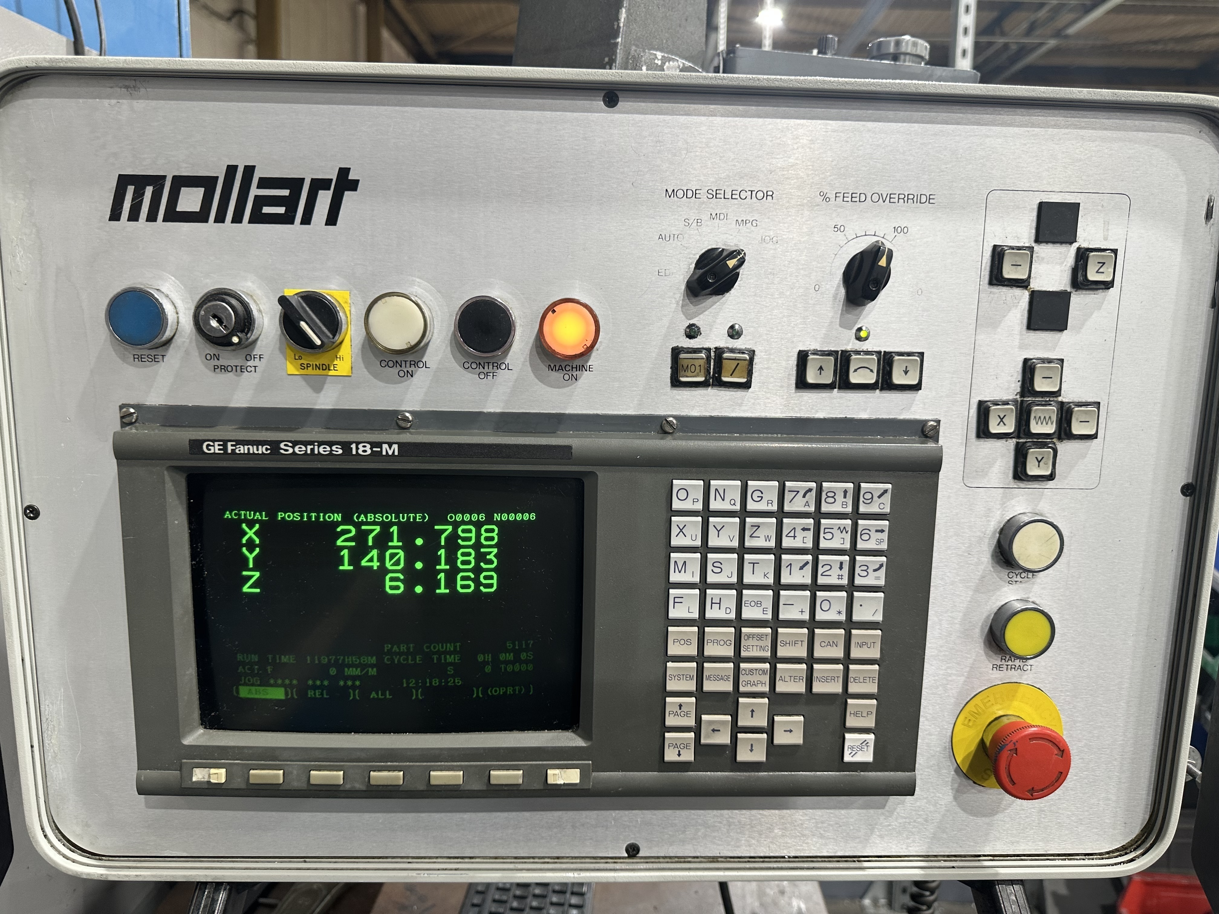 Mollart Machine Tools 3 Axis, Knee Type Omnisprint Gun Drilling Machine (1997)