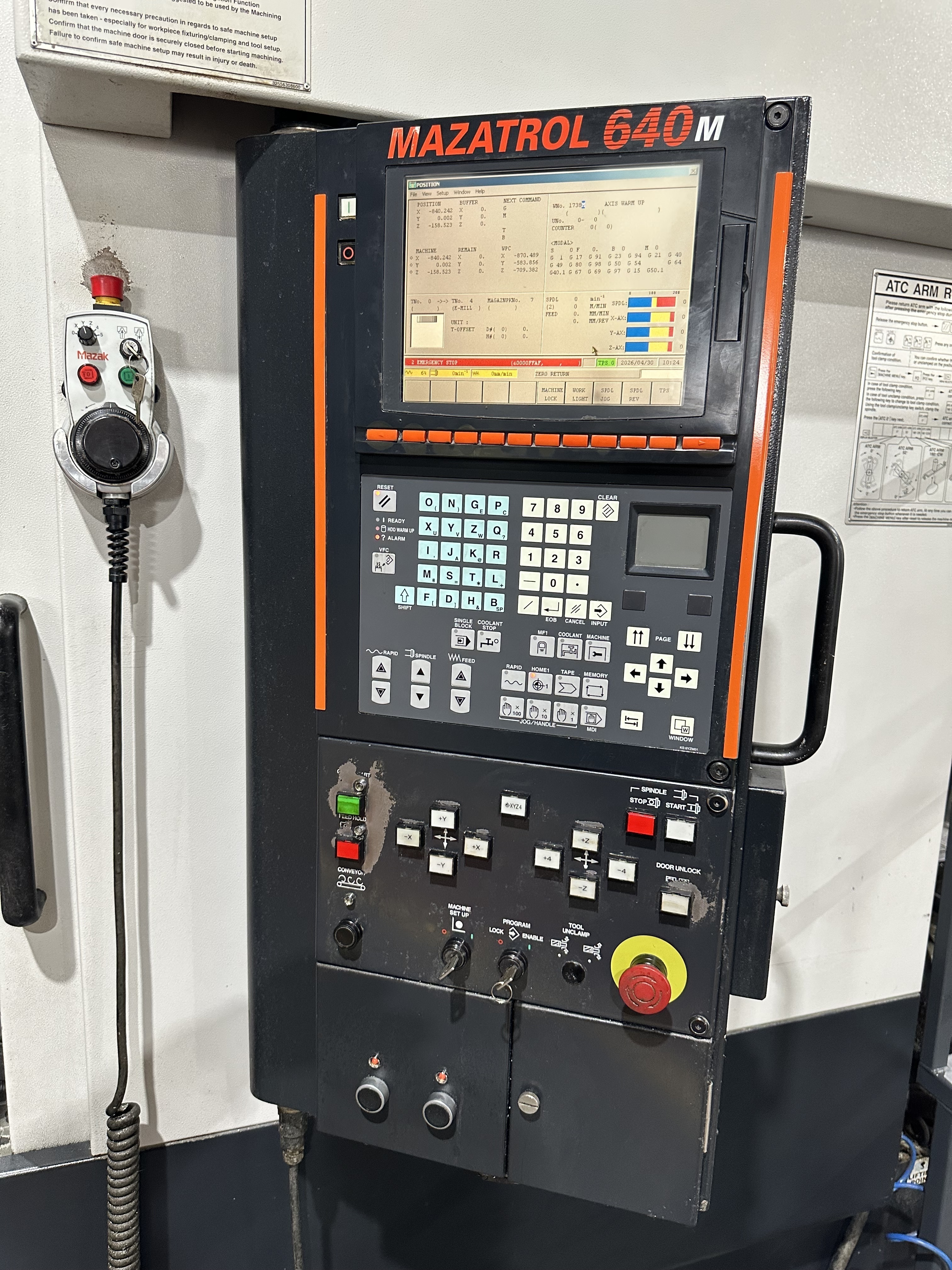 Mazak VTC-300C-II CNC Vertical Machining Centre. (2007)