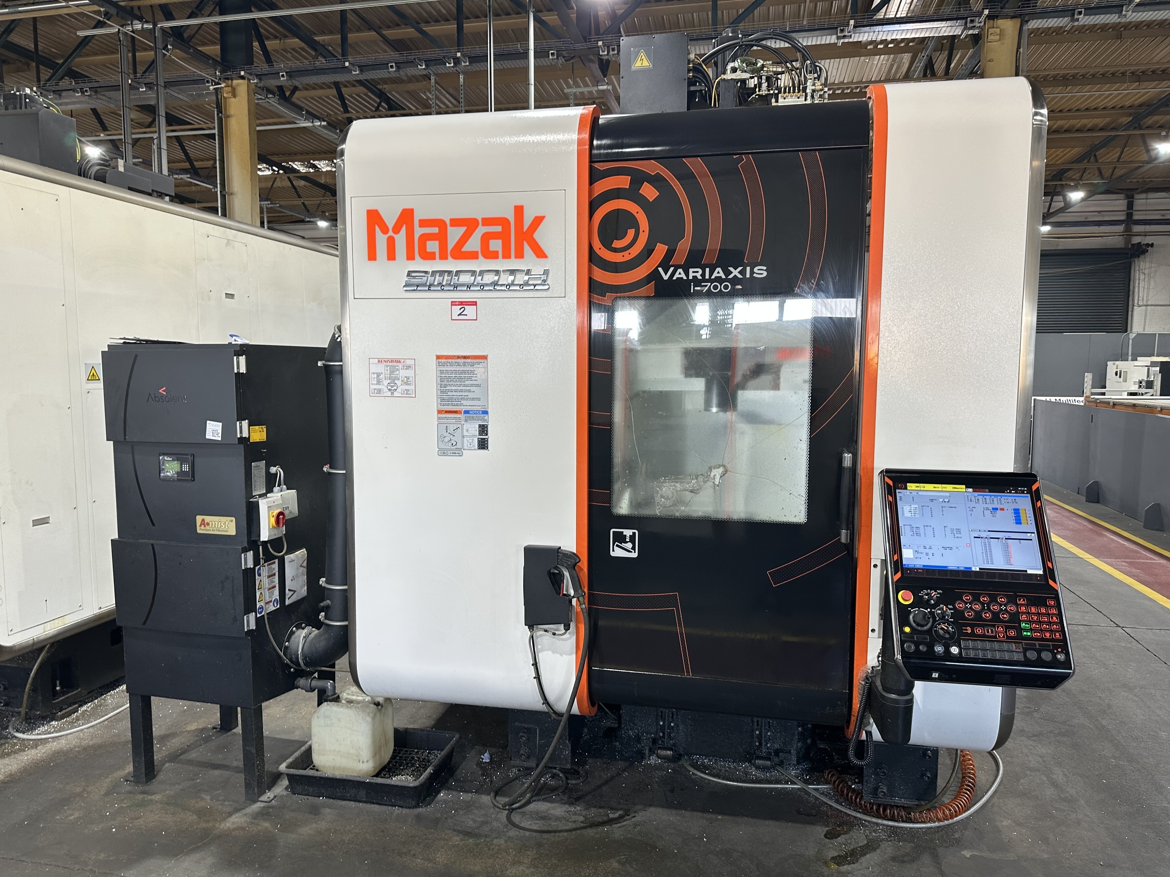 Mazak Variaxis i-700 5 Axis CNC Machining Centre. (2016)
