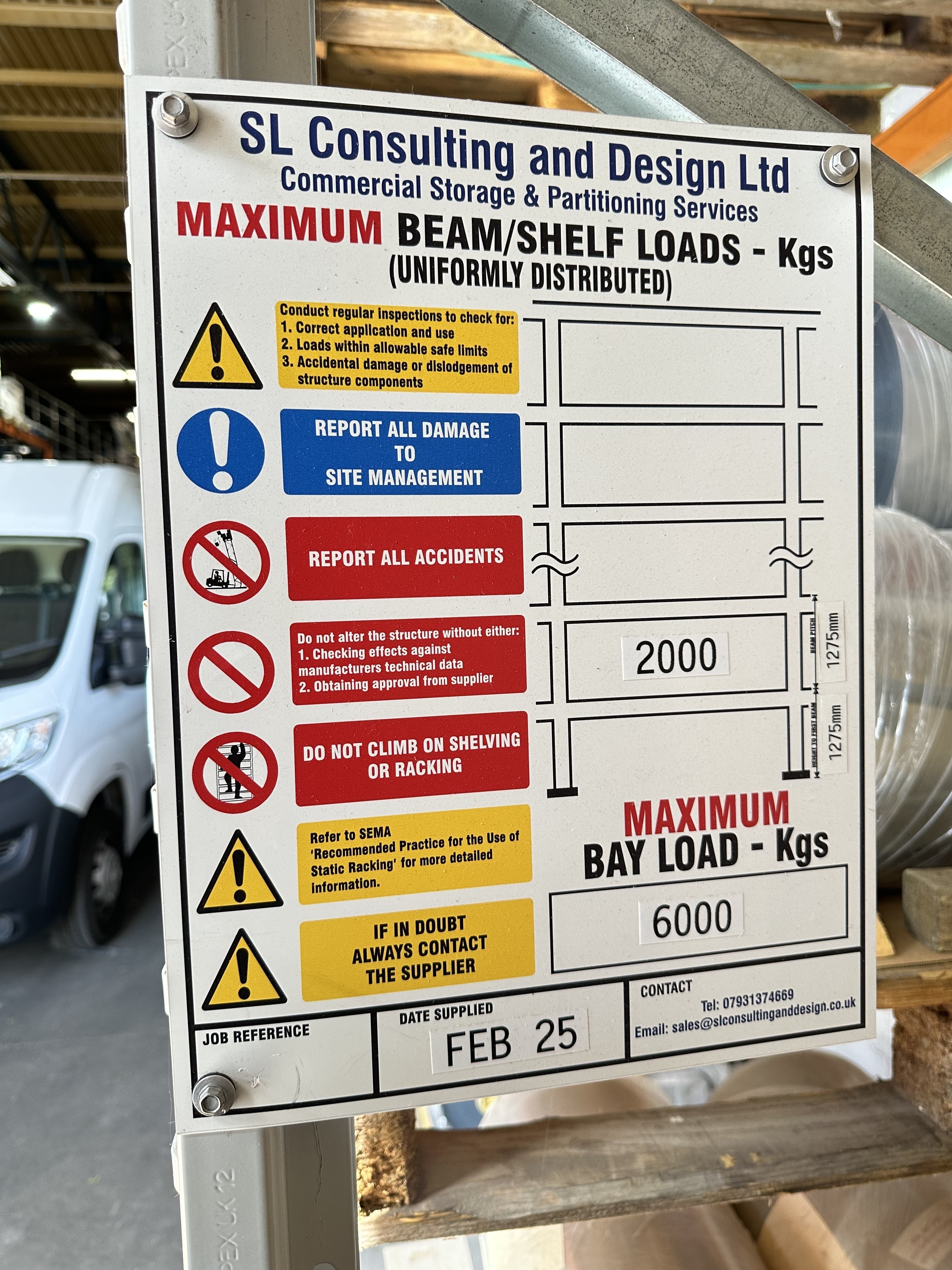 Apex UK12 Pallet Racking, 6 Uprights 4000 x 1100mm, 30 Crossbeams 2700mm Long