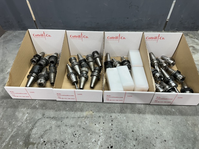 CAT40 Spindle Tool Holders with Various Cutter Holding Ends