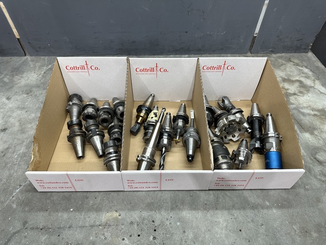 CAT40 Spindle Tool Holders with Various Cutter Holding Ends