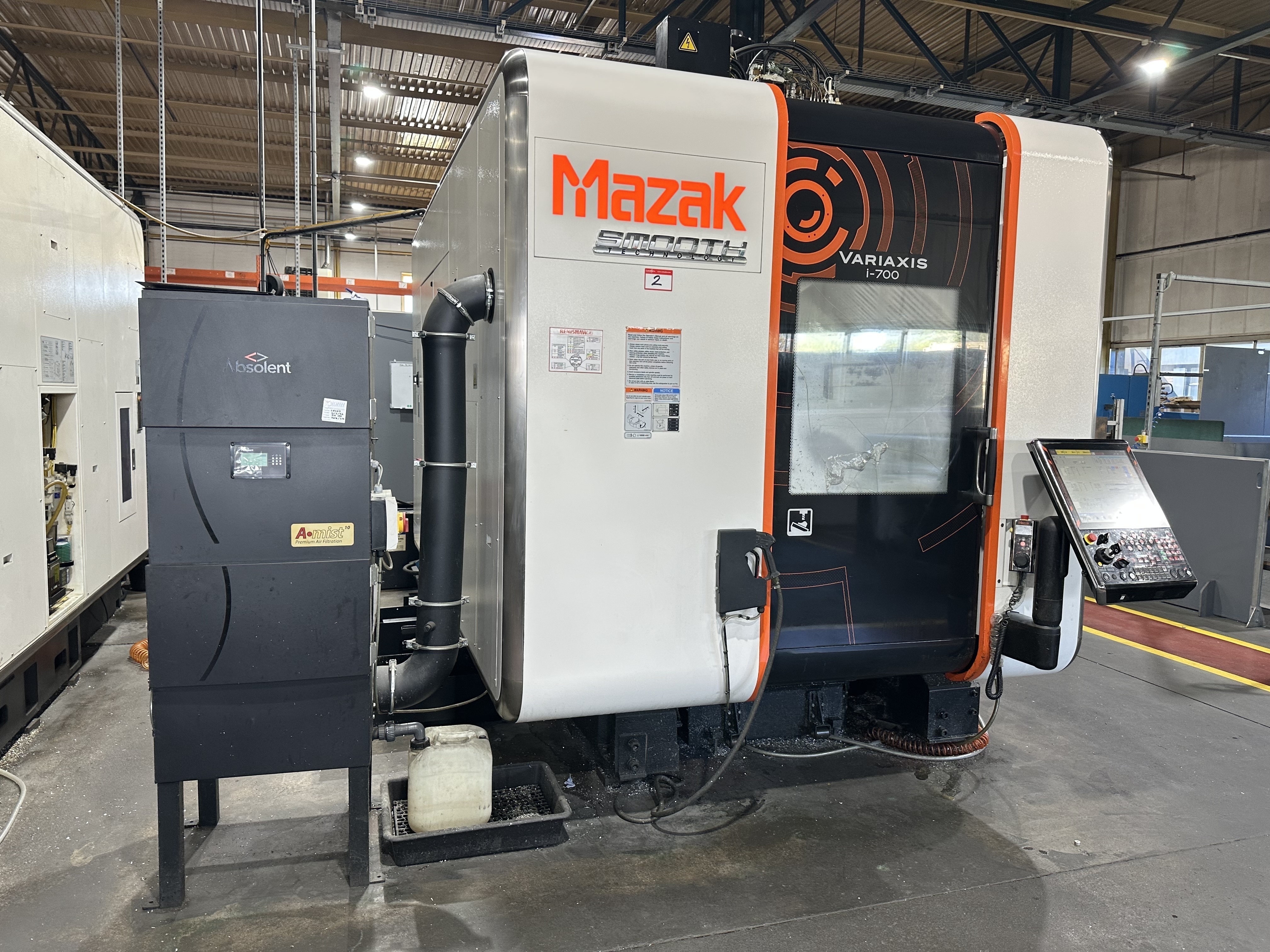 Mazak Variaxis i-700 5 Axis CNC Machining Centre. (2016)