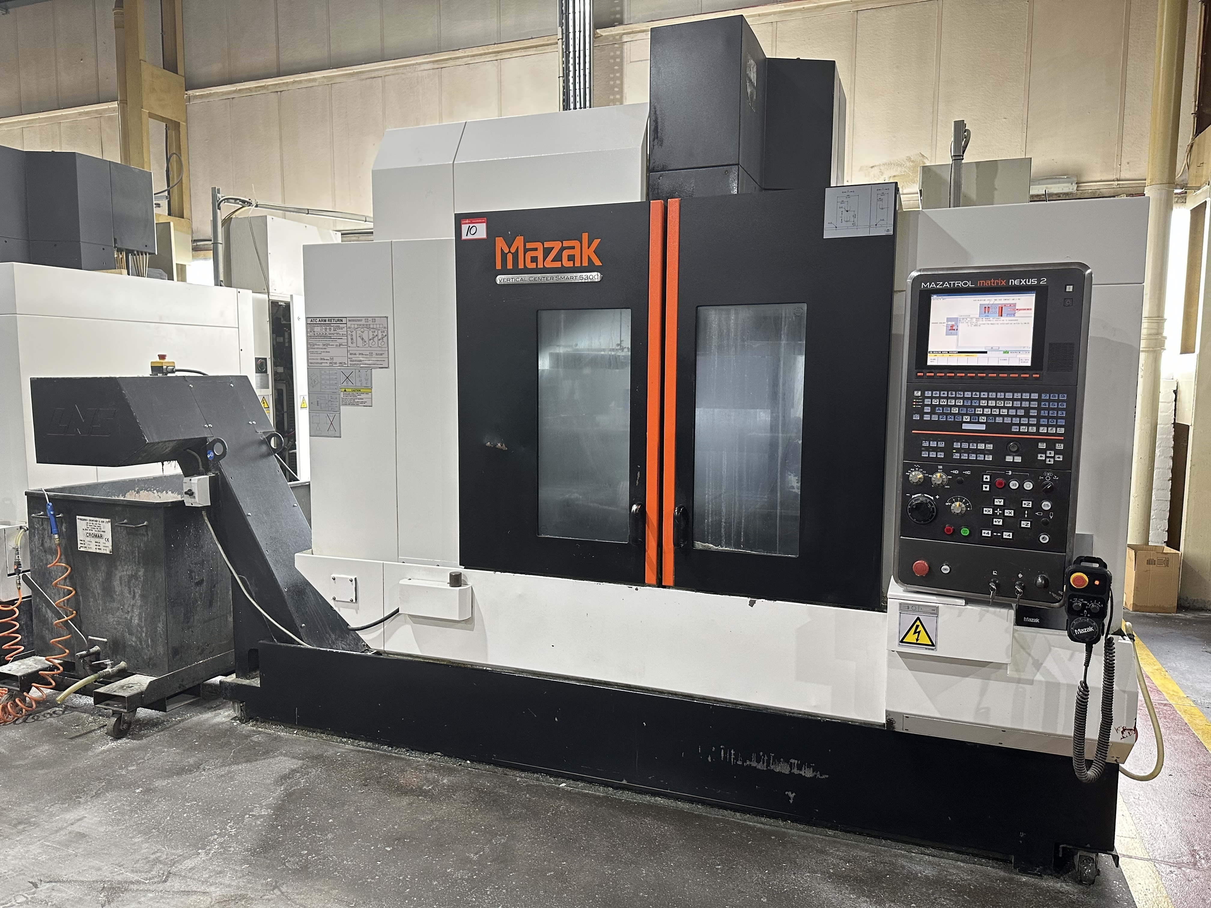 Mazak Vertical Centre Smart 530C CNC Vertical Machining Centre. (2015)