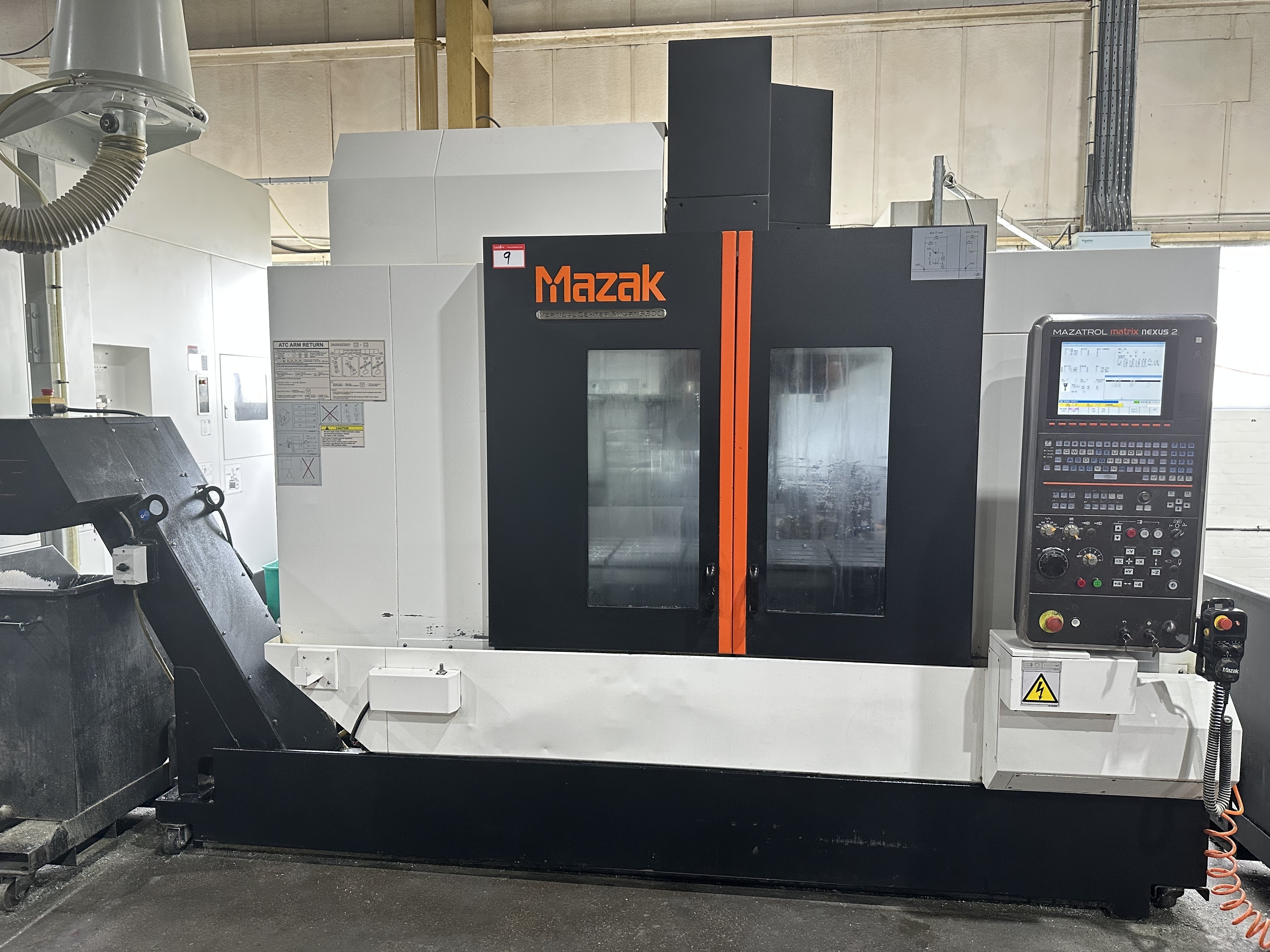 Mazak Vertical Centre Smart 530C CNC Vertical Machining Centre. (2015)