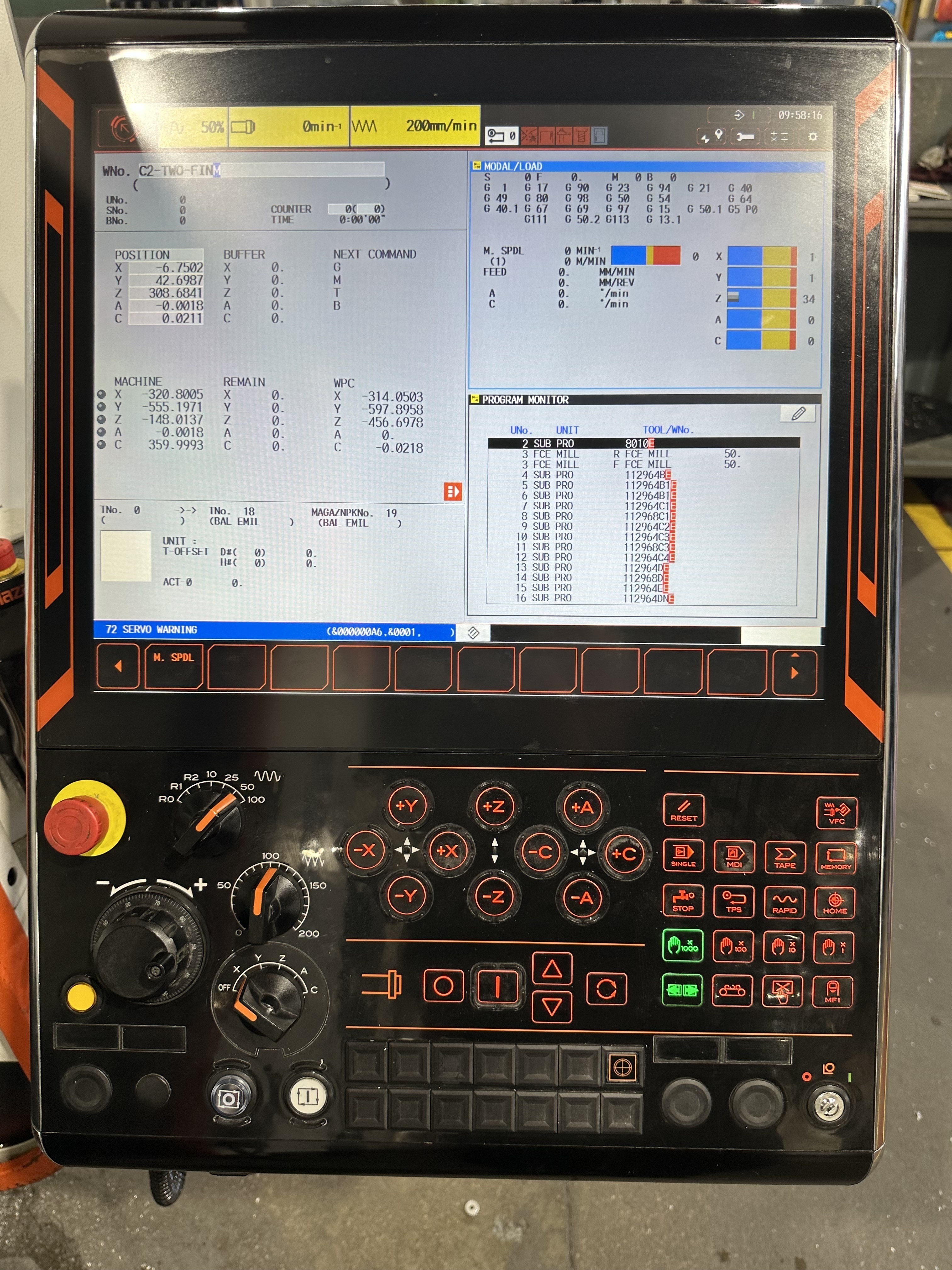 Mazak Variaxis i-700 5 Axis CNC Machining Centre. (2016)