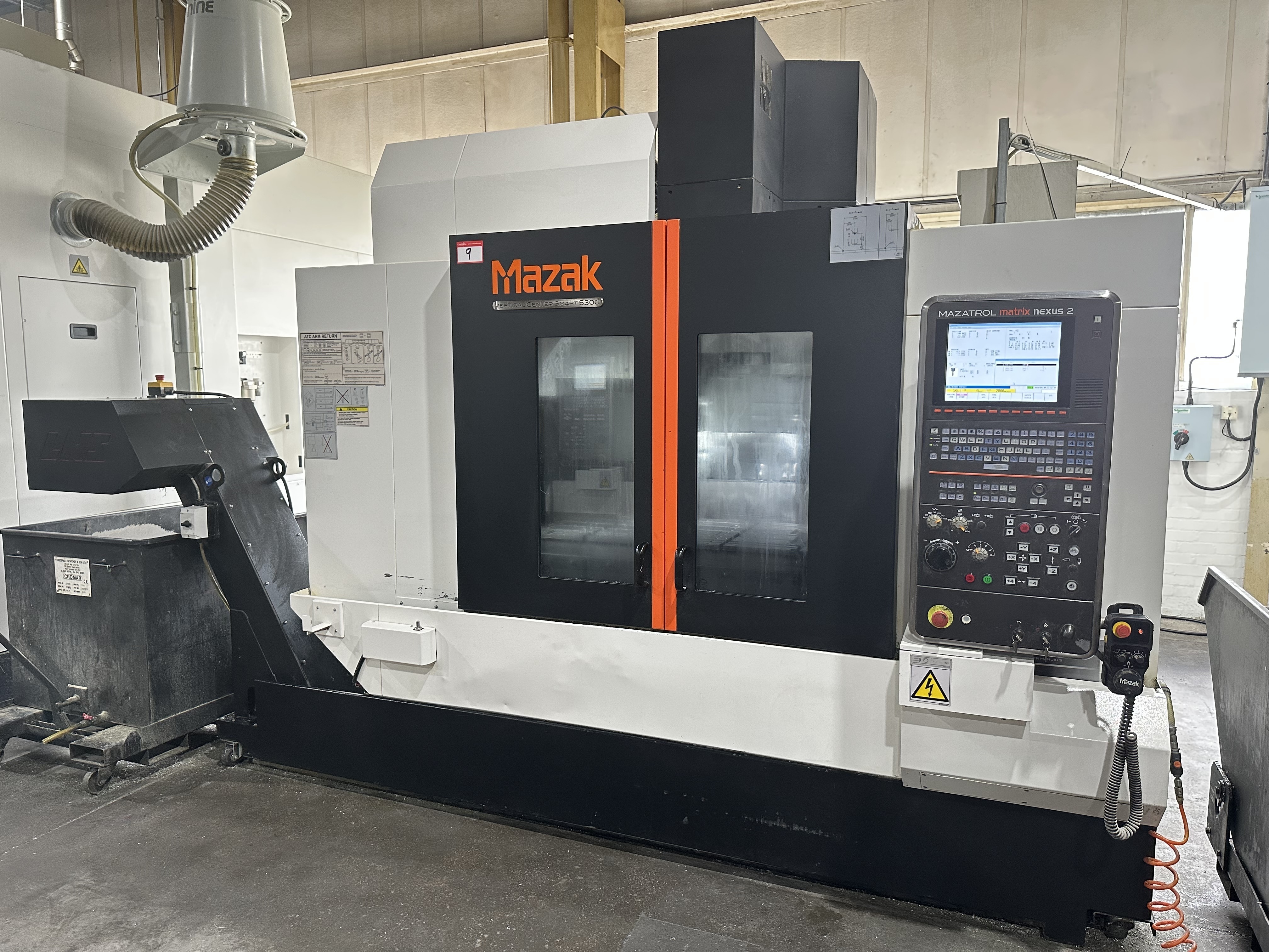 Mazak Vertical Centre Smart 530C CNC Vertical Machining Centre. (2015)