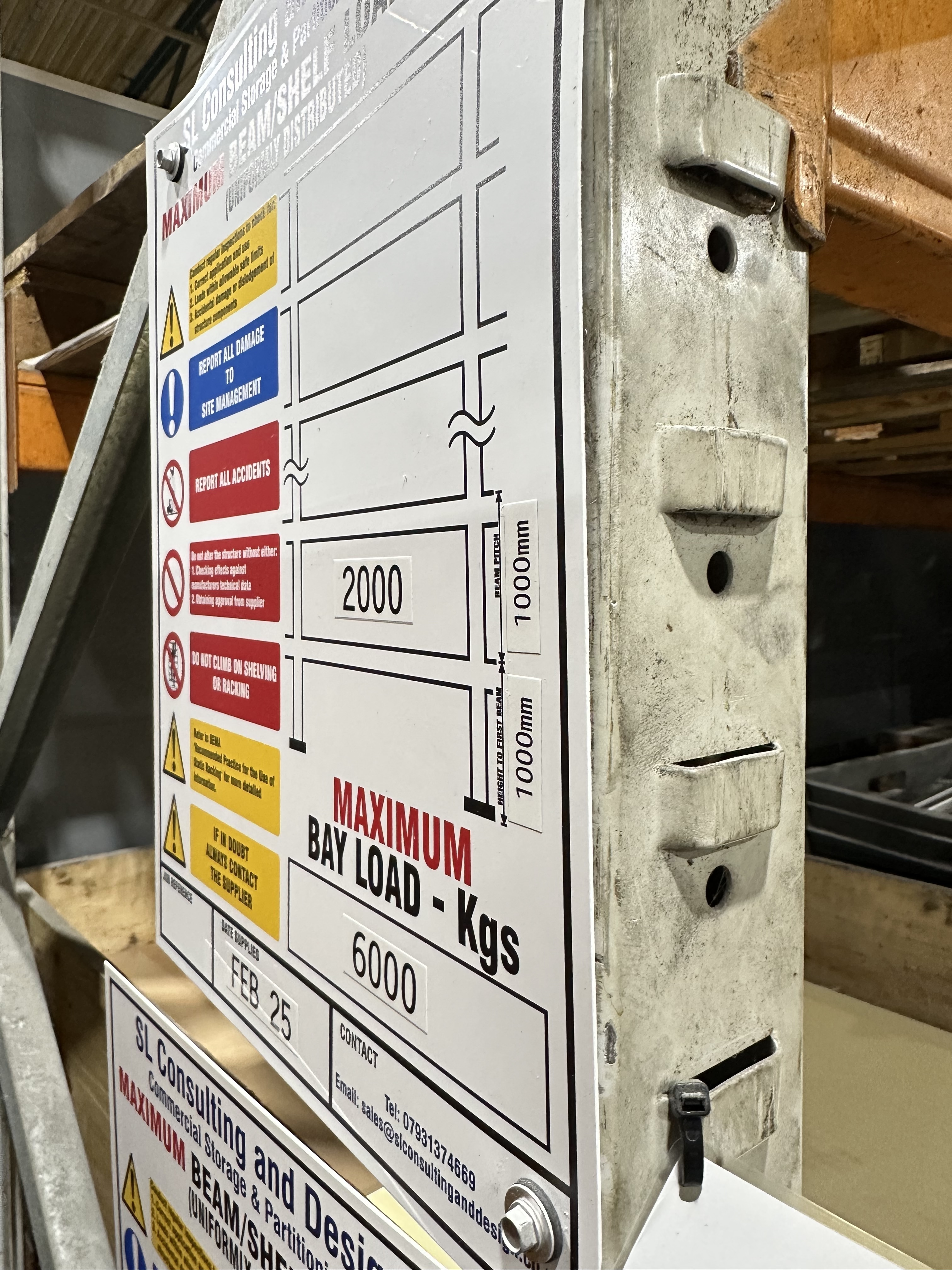 8 x Uprights 3600 x 900mm, 40 Crossbeams 2100mm Long