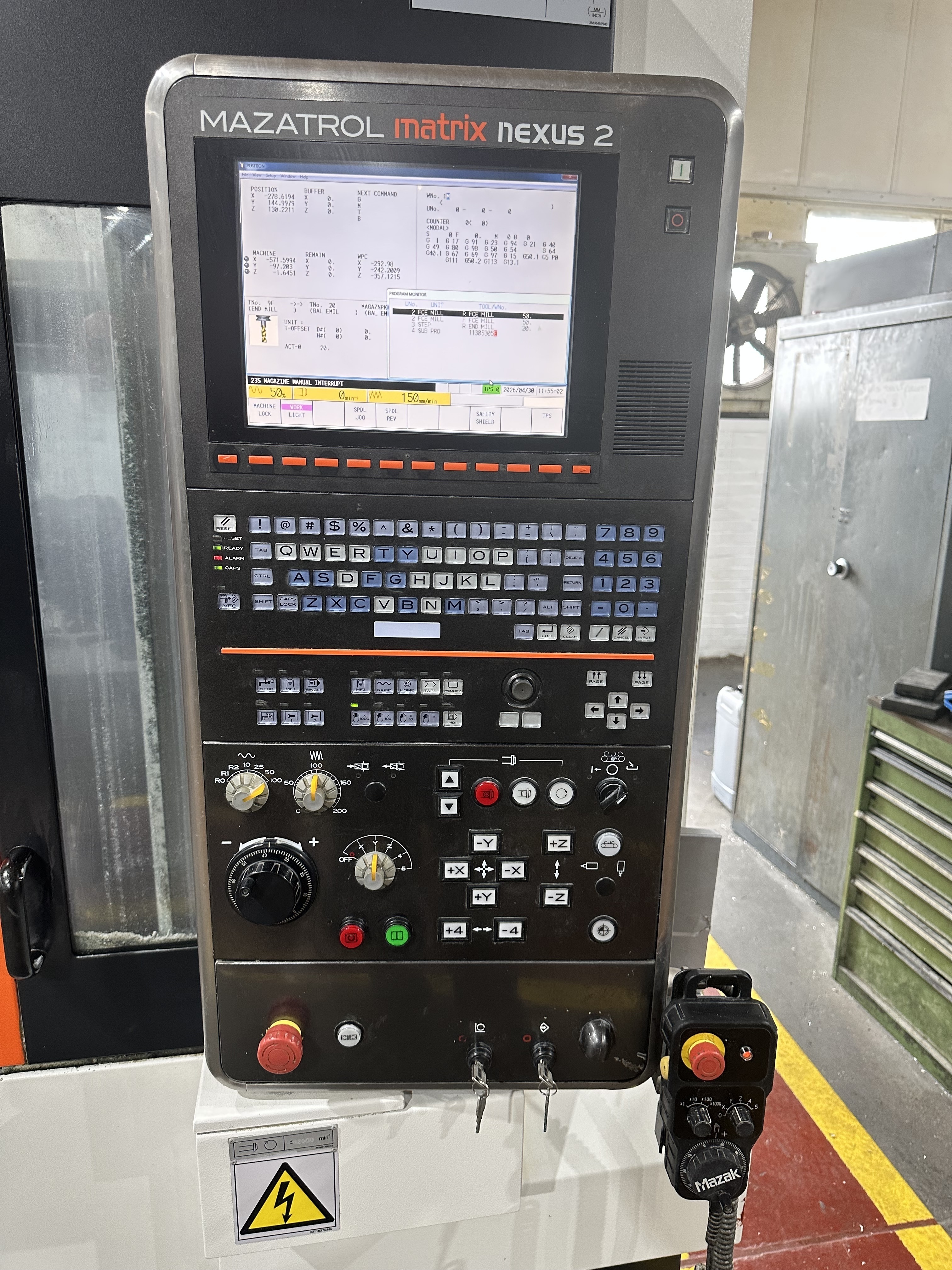 Mazak Vertical Centre Smart 530C CNC Vertical Machining Centre. (2015)