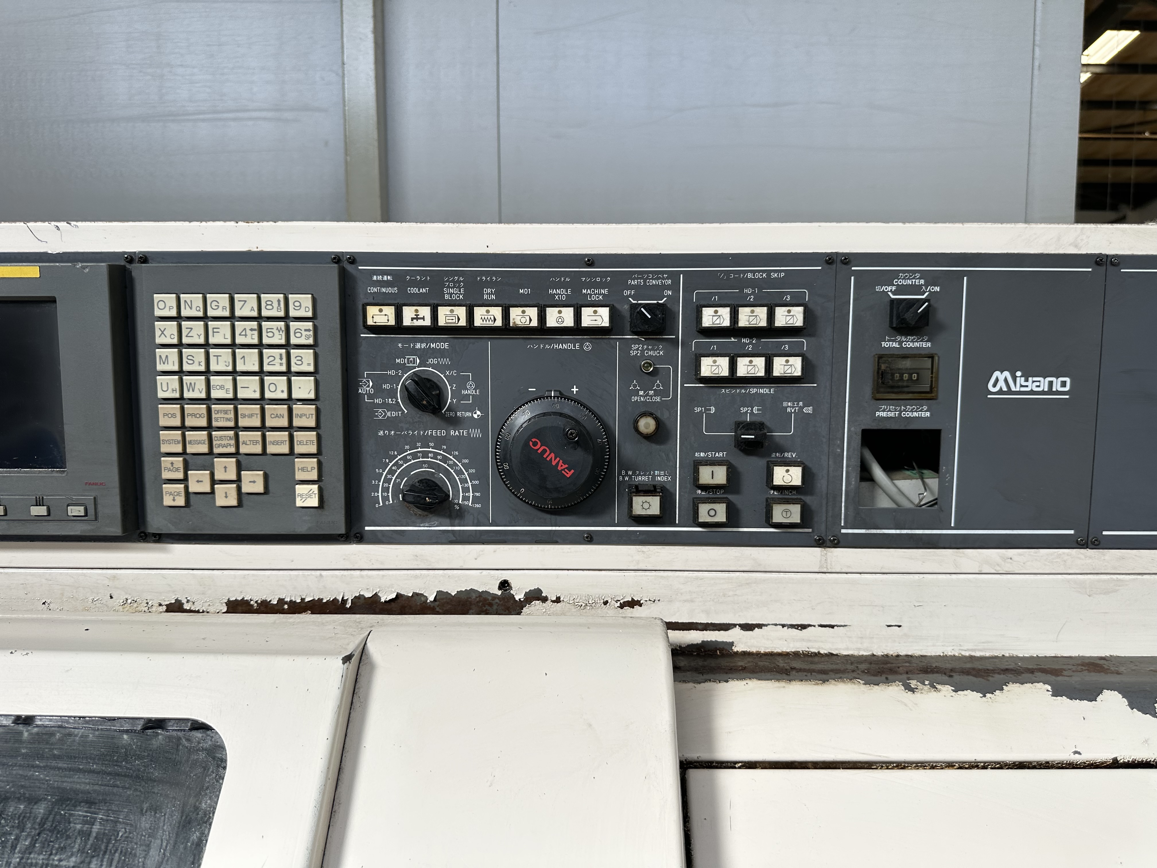 Miyano BNJ42SY Fixed Headstock Lathe 6 Axis with Fanuc Series 18i-TB CNC Control (2005)