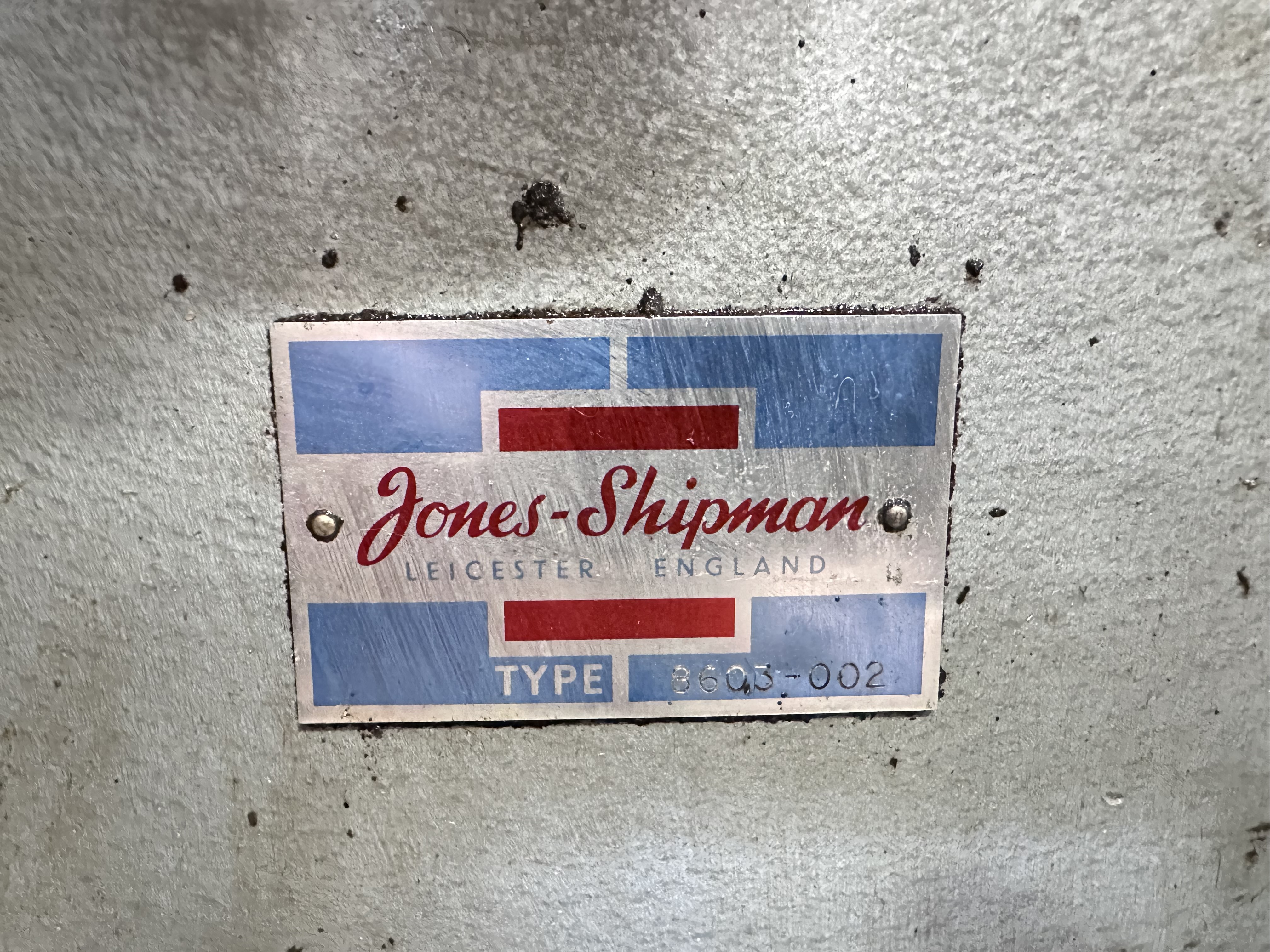 Jones & Shipman Manual Bar Straightening Press