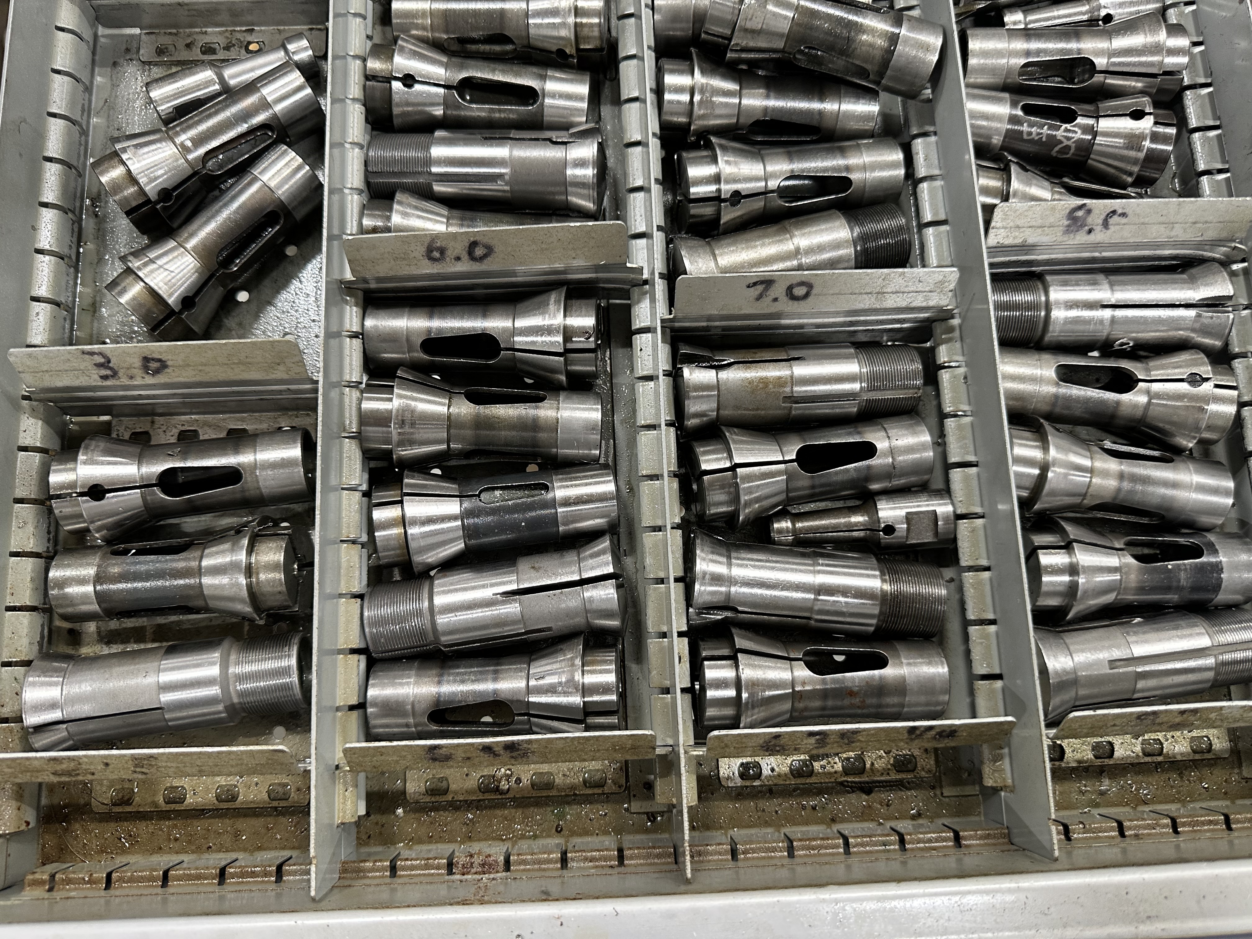 Collets and Guide Bushes for L20 Machine