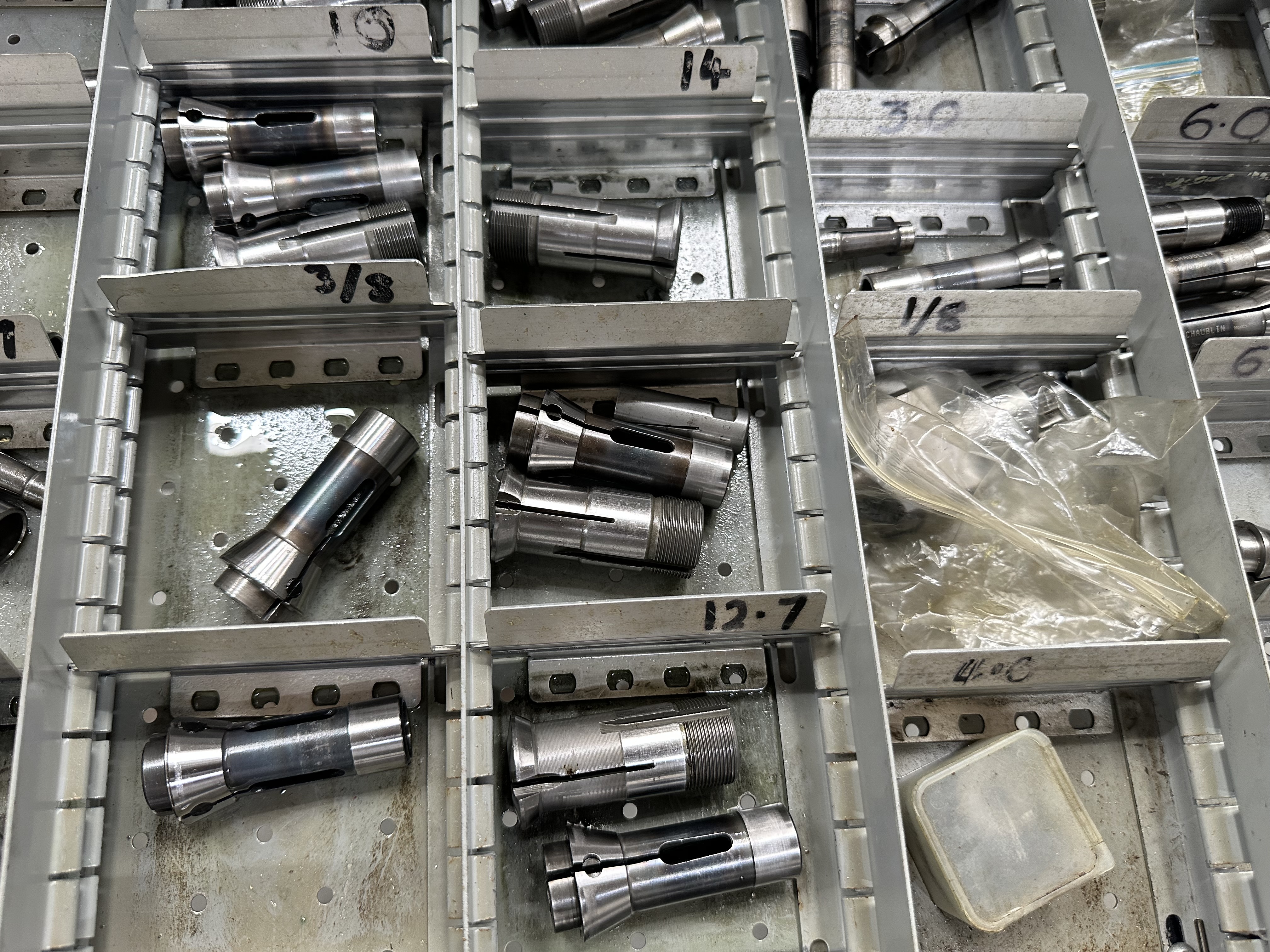 Collets and Guides for K16 Machine