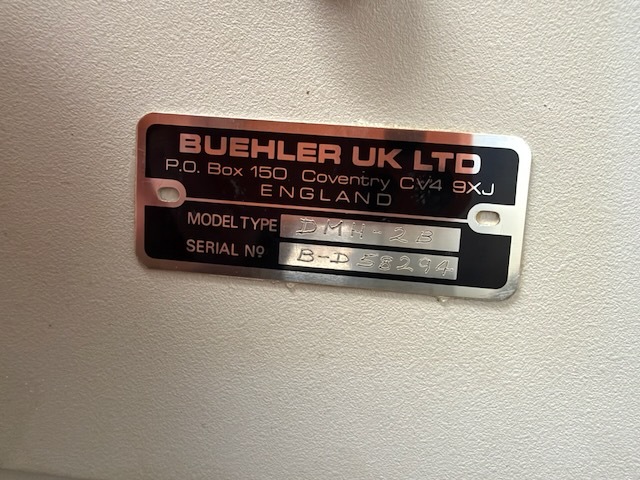 Buehler Micromet 11 Semi-automatic Microhardness Tester