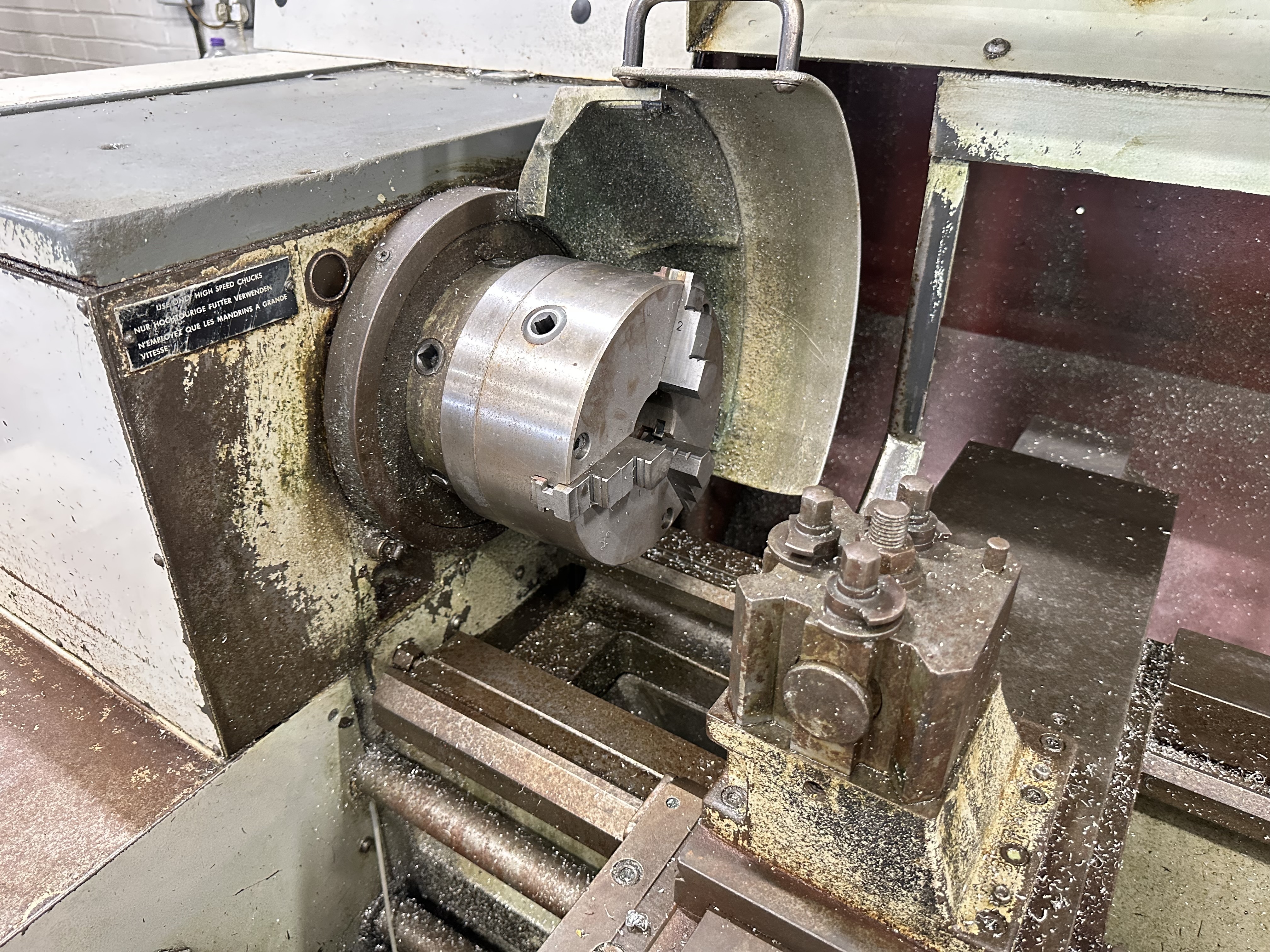 Harrison Alpha 400 CNC Lathe with Harrison Alpha GE Fanuc Control (1995)