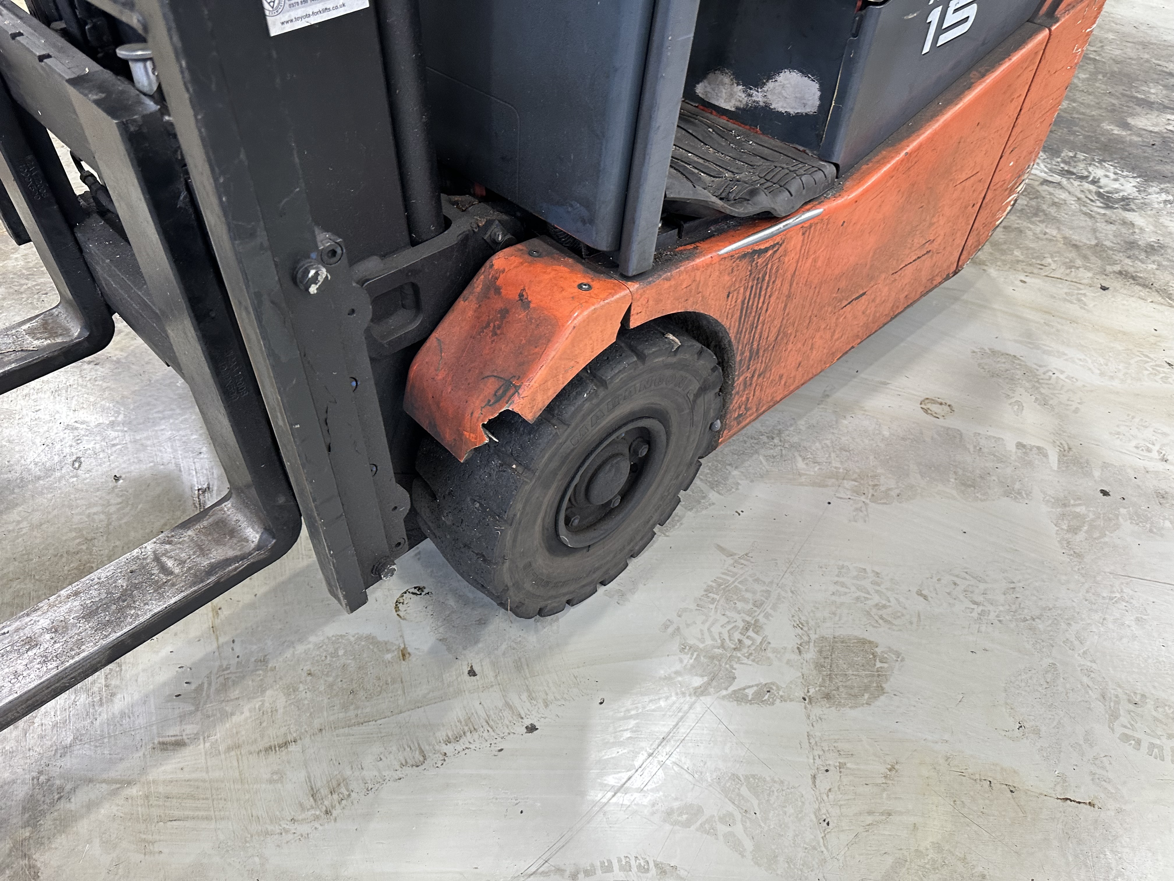 Toyota Traigo 24/15 Forklift, Model 7FBEST15 (2012)