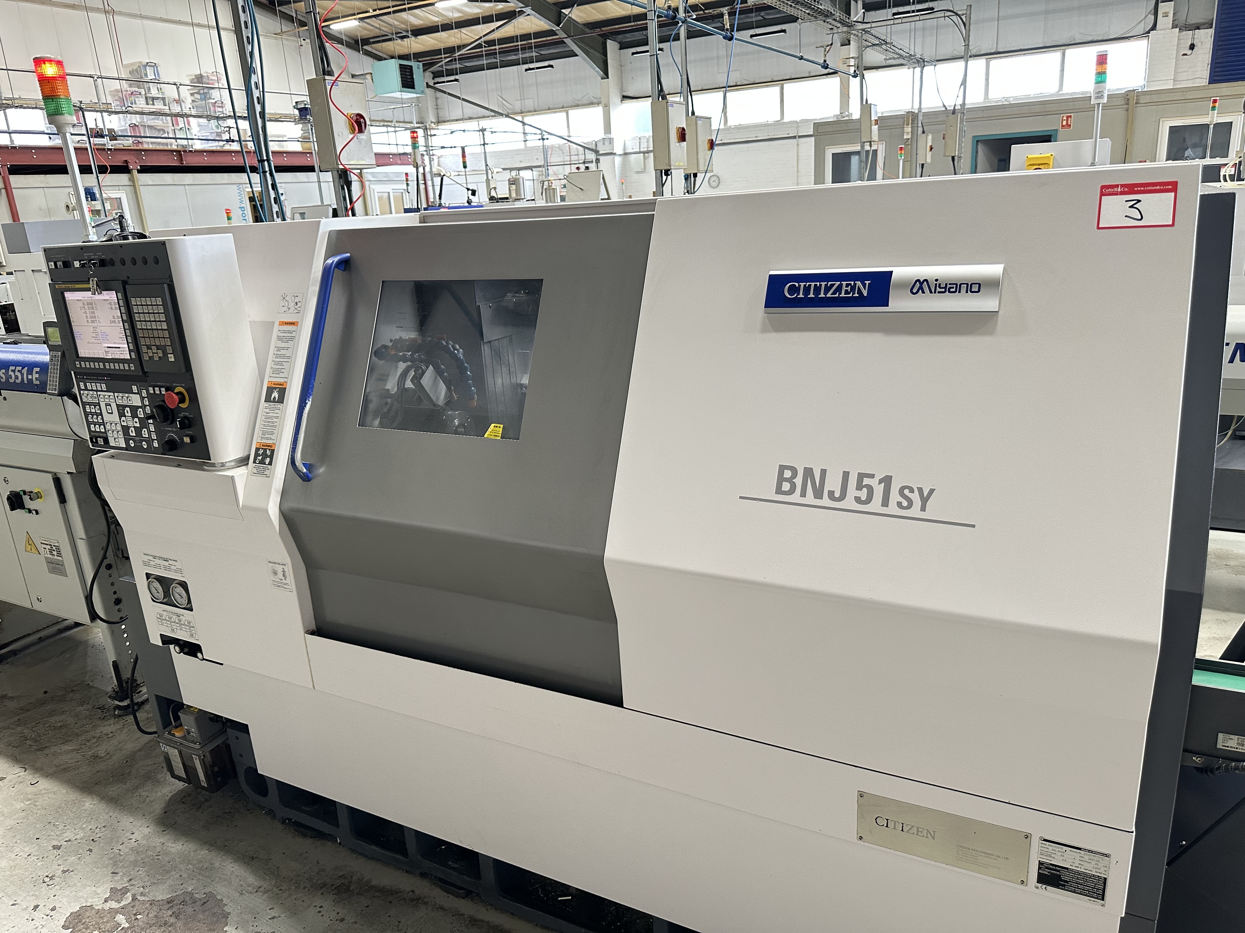 Citizen Miyano BNJ-51SY6 Fixed Headstock Lathe with Fanuc Series Oi - TF CNC Control (2021)