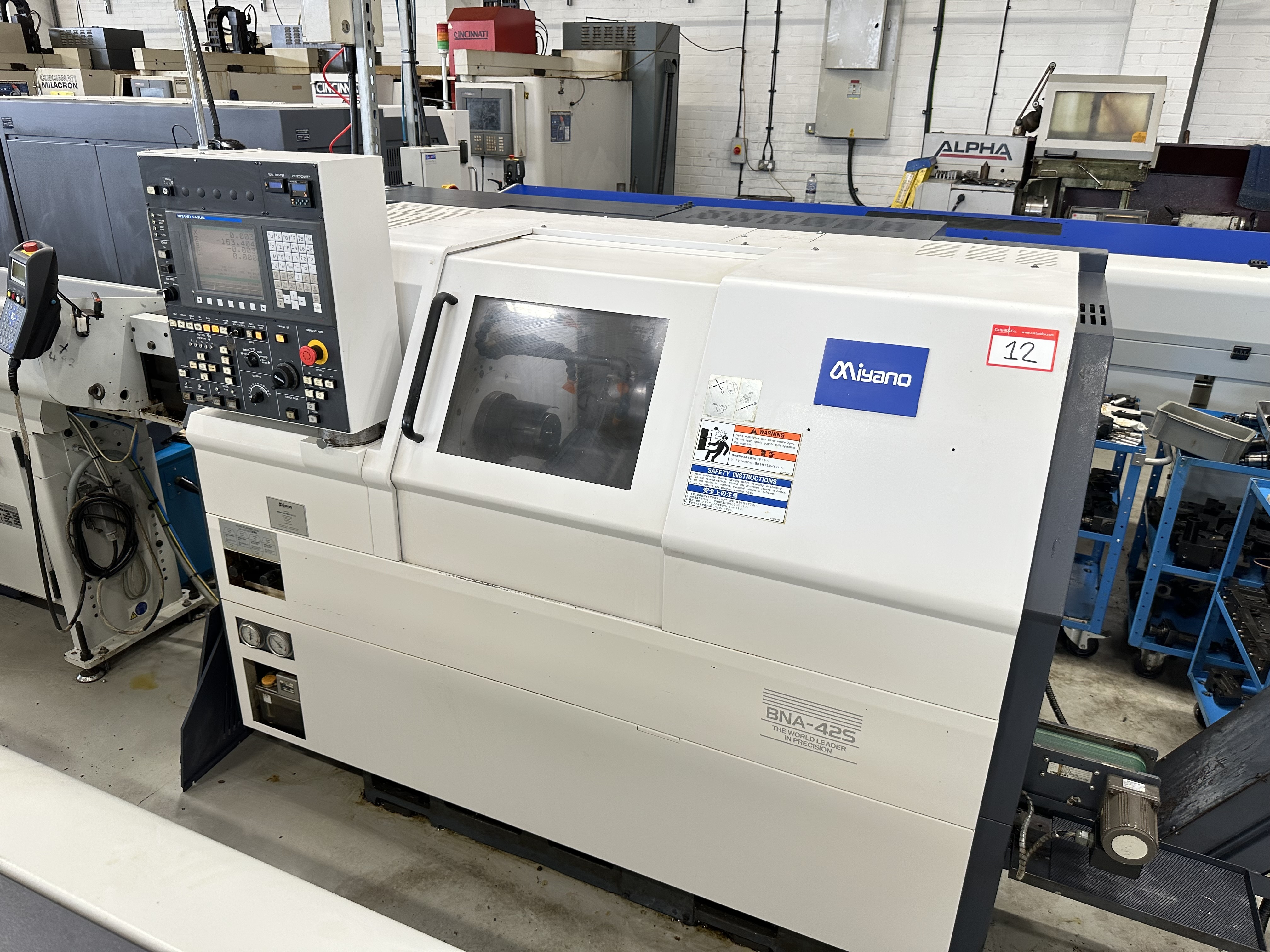Miyano BNA-42S Fixed Headstock Lathe 5 Axis Machine with Fanuc Oi-TD CNC Control (2010)