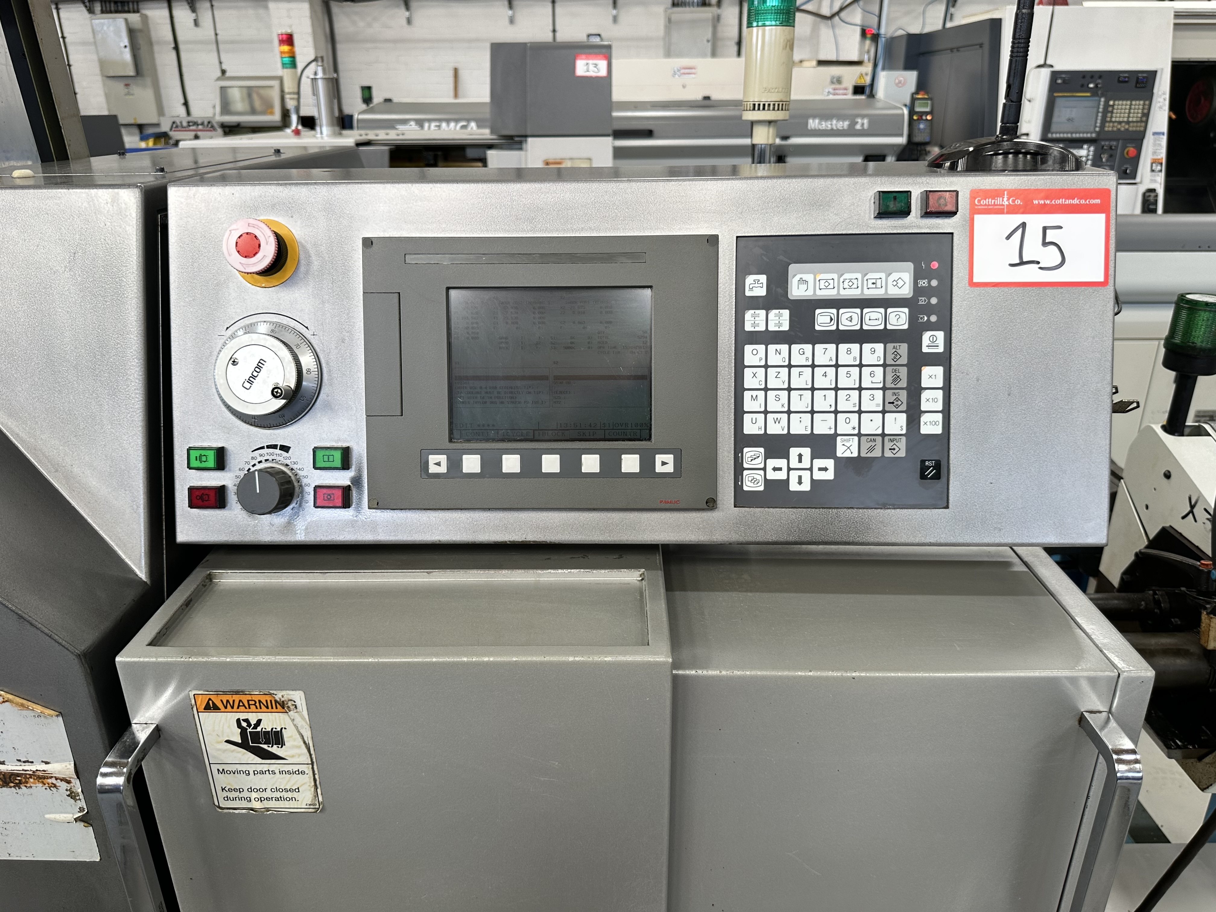 Citizen Type K16 VIIP CNC Sliding Head Lathe with Cincom Fanuc Series 31i - Model A CNC Control (2007)