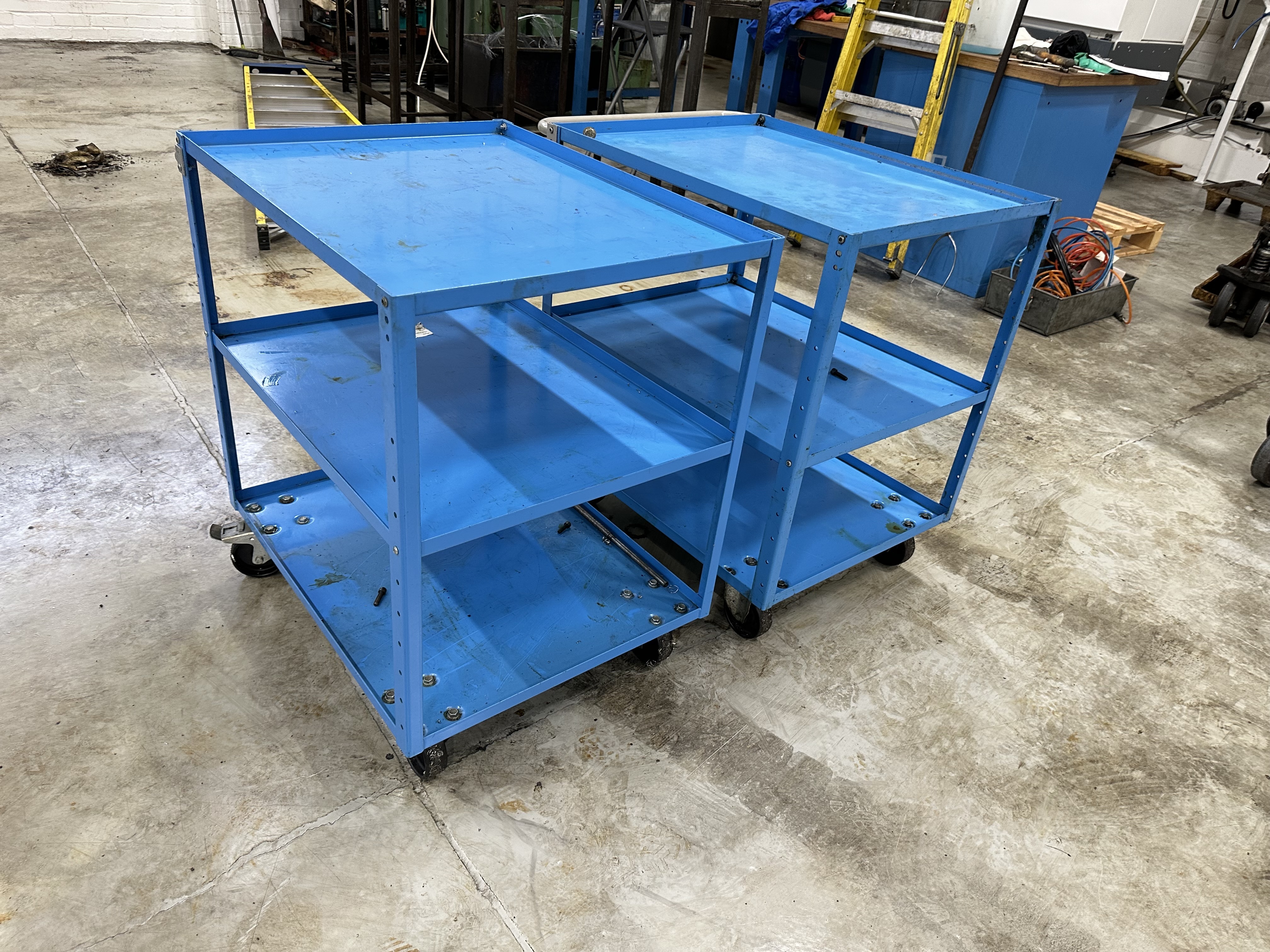 Lister 3 Shelf Mobile Trolleys