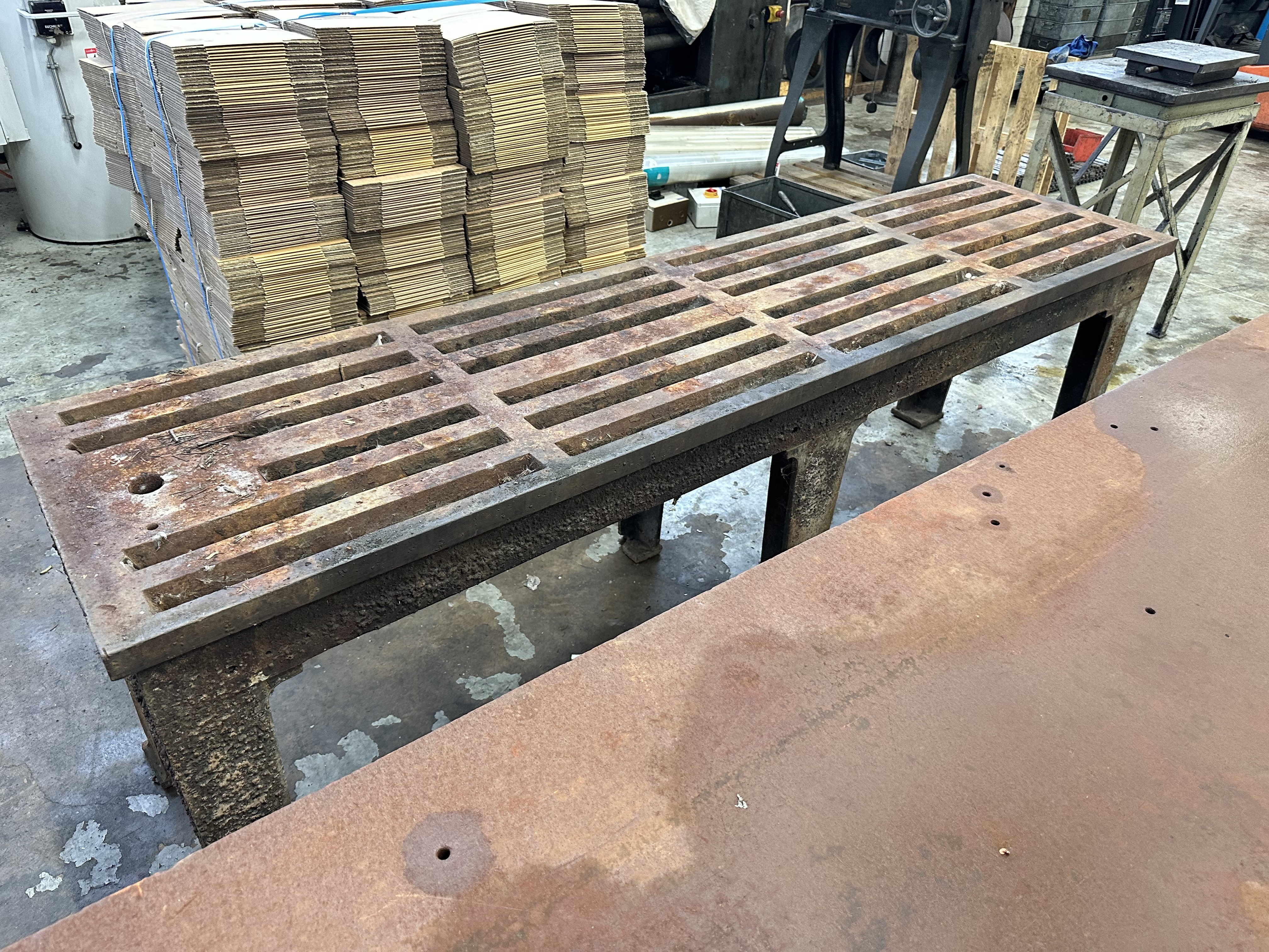 (2) x Steel Wokbenches