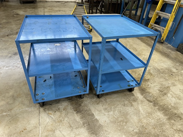 Lister 3 Shelf Mobile Trolleys