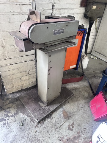 Brierley Band Linisher, 100mm Wide Abrashive Band