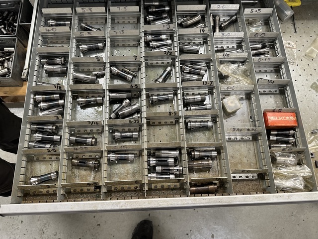 Collets and Guides for K16 Machine