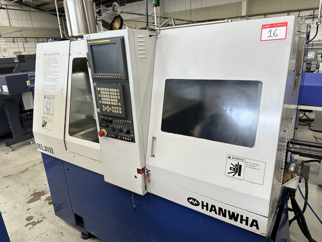 Hanwha ML20H Sliding Head Lathe 6 Axis with Fanuc Series18i-T CNC Control (2001)