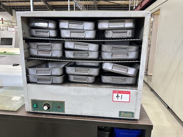 Genlab 3 Shelf Drying Cabinet, Timer with Steel Trays