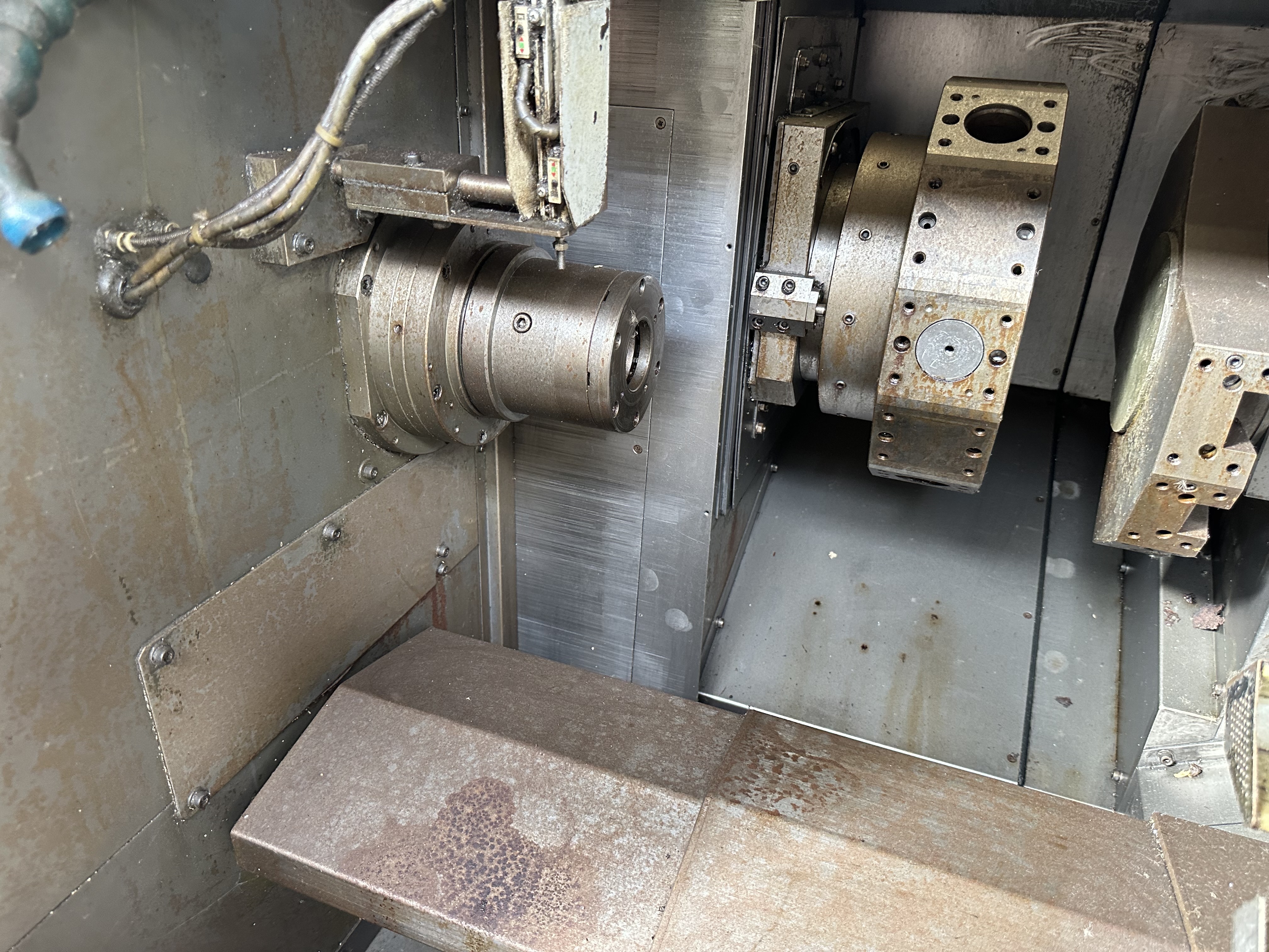 Miyano BNJ42SY Fixed Headstock Lathe 6 Axis with Fanuc Series 18i-TB CNC Control (2005)