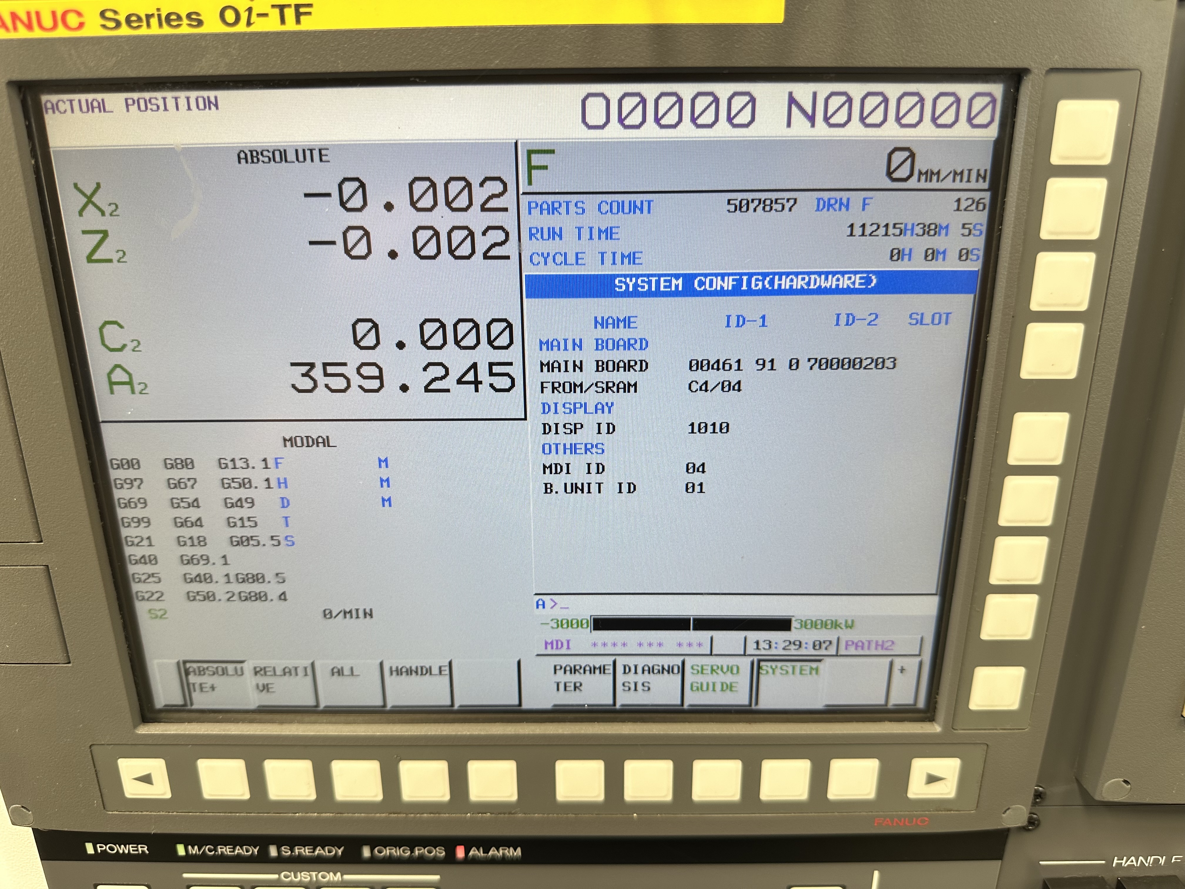 Citizen Miyano BNJ-51SY6 5 Axis Fixed Headstock Lathe with Fanuc Oi-TF Control (2021)