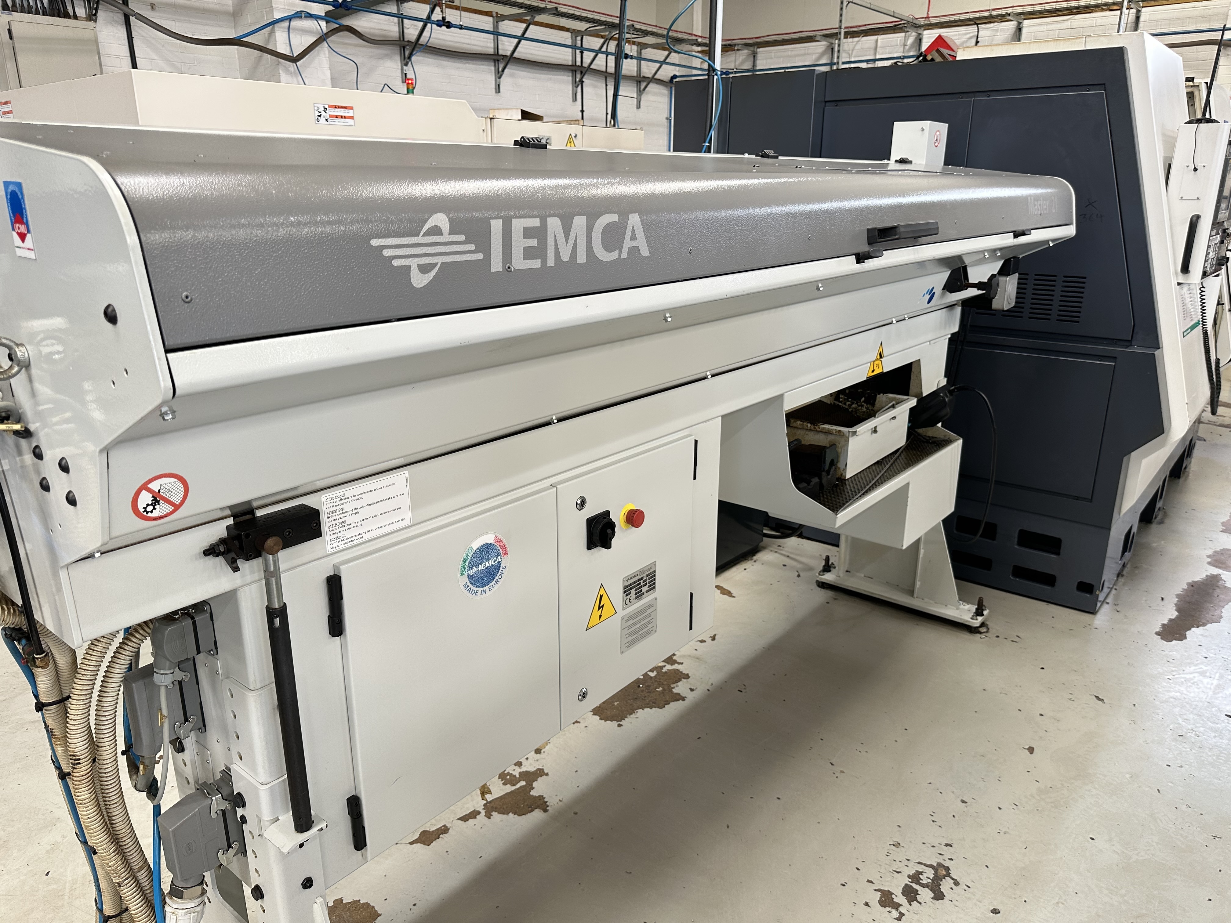 Miyano ABX-64THY2 Twin Spindle Fixed Head Stock Lathe with Fanuc Series 31i Model B CNC Control (2014)