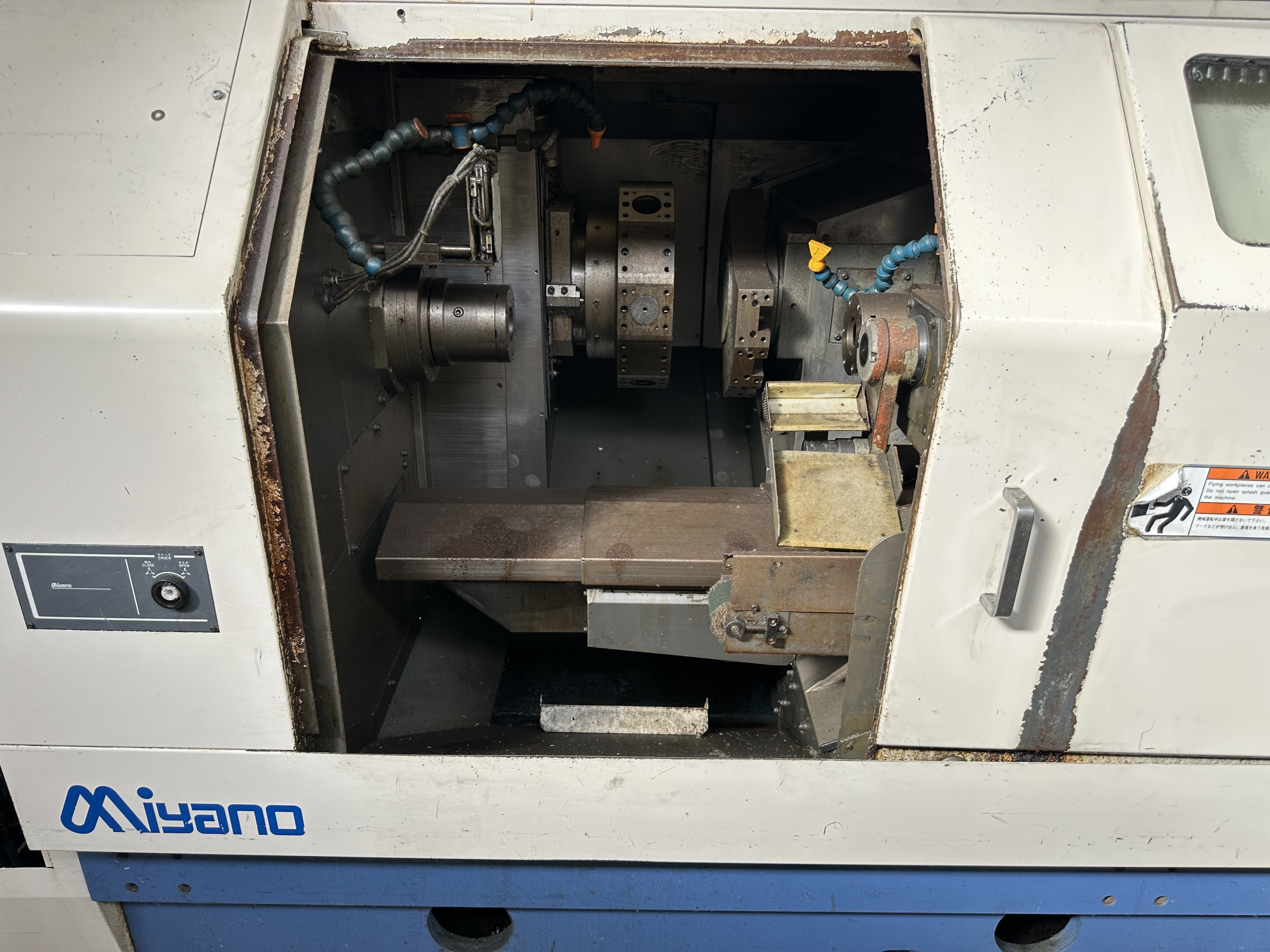 Miyano BNJ42SY Fixed Headstock Lathe 6 Axis with Fanuc Series 18i-TB CNC Control (2005)