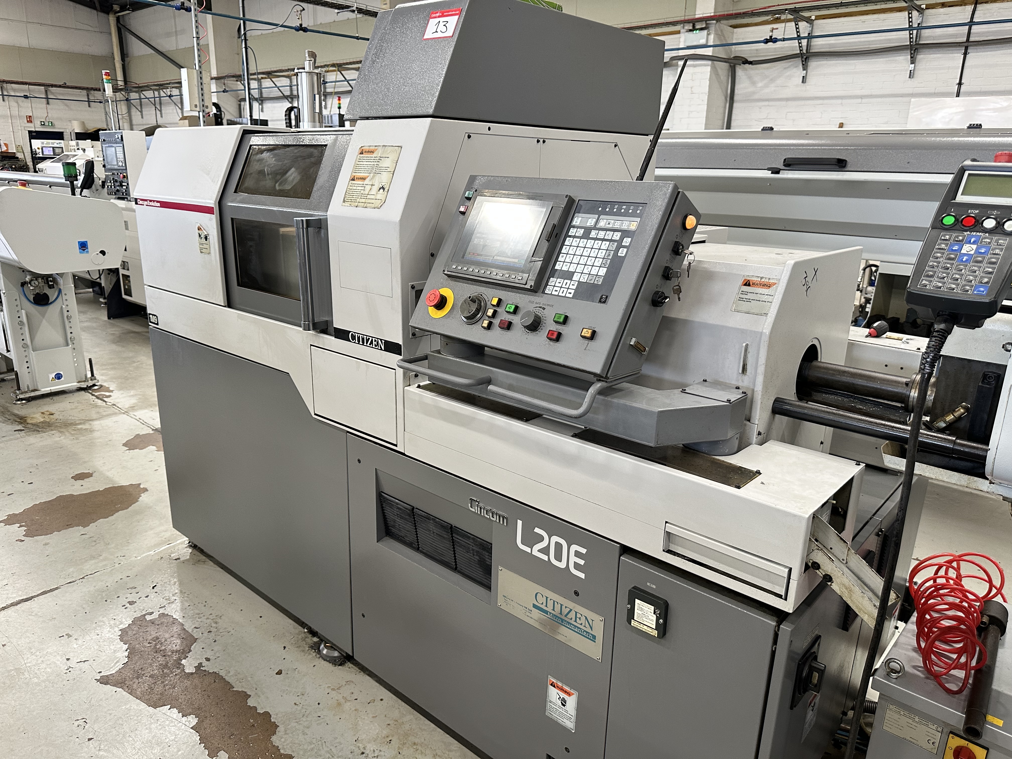 Citizen Cincom L20E-IX Sliding Head Lathe with Cincom M70LPC-V CNC Control (2010)