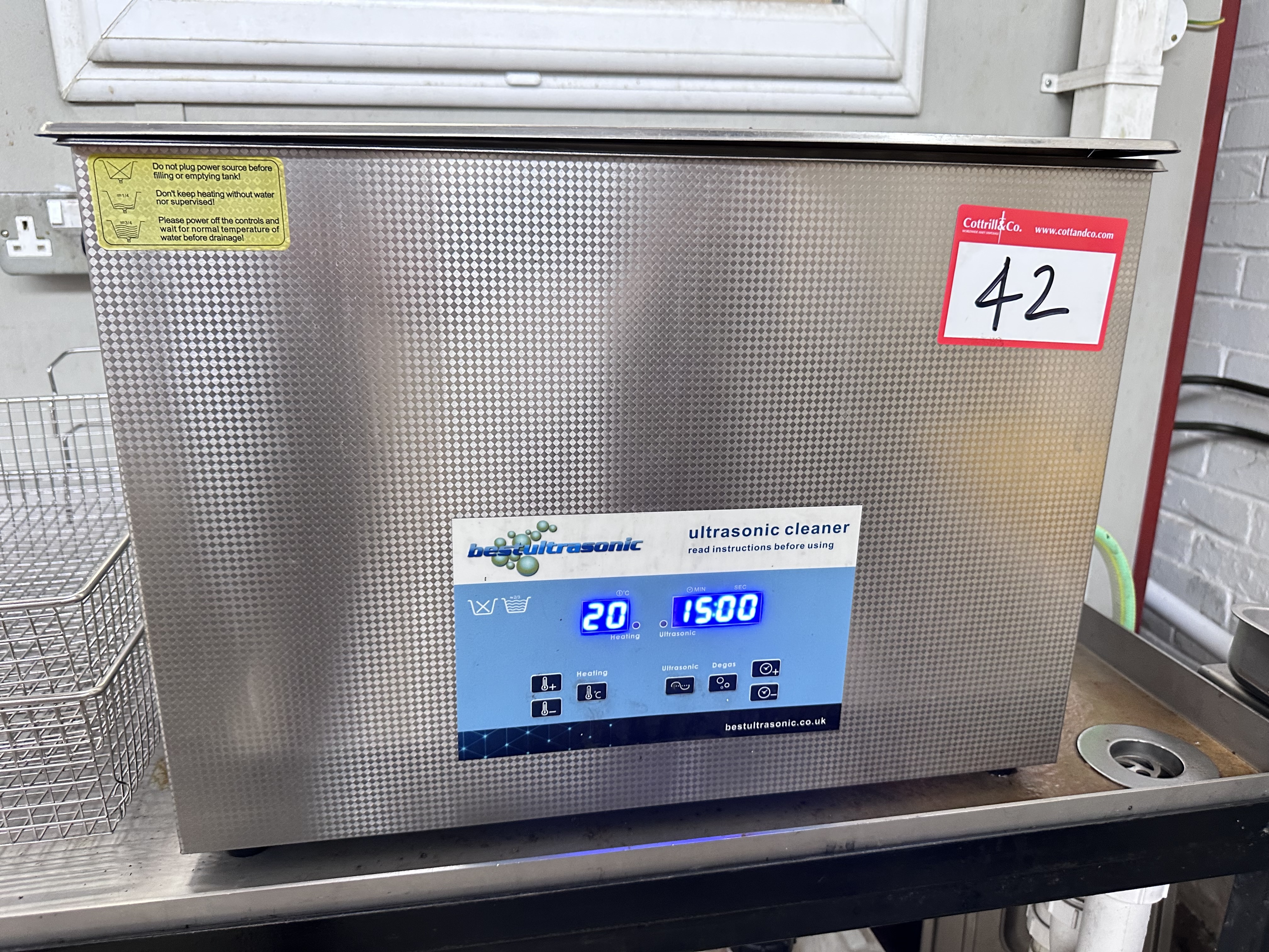 Best Ultrasonic Cleaning Bath, 500mm x 300mm Tank