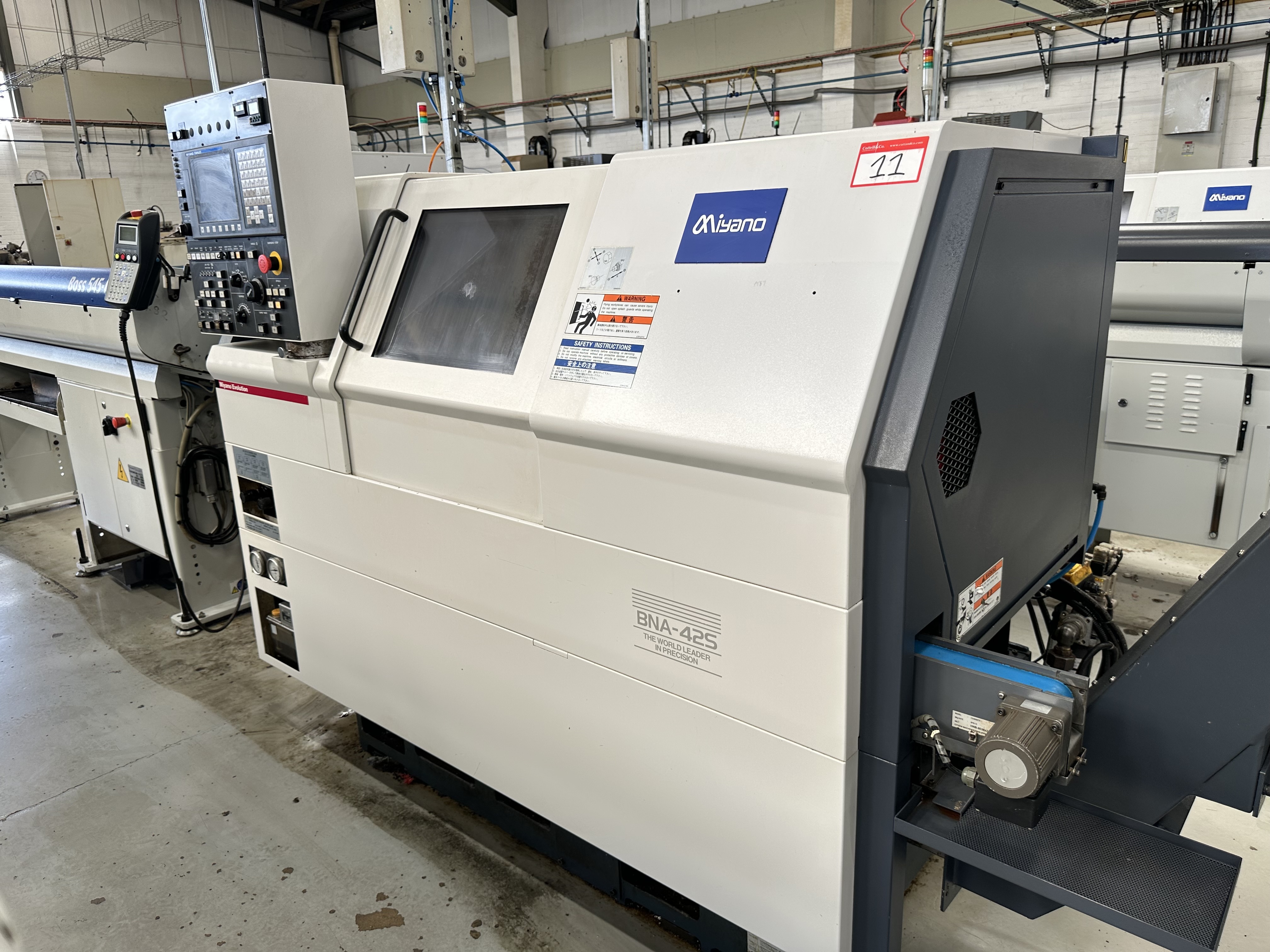 Miyano BNA-42S 5 Axis Machine Fixed Headstock Lathe with Fanuc Oi-TD CNC Control (2011)