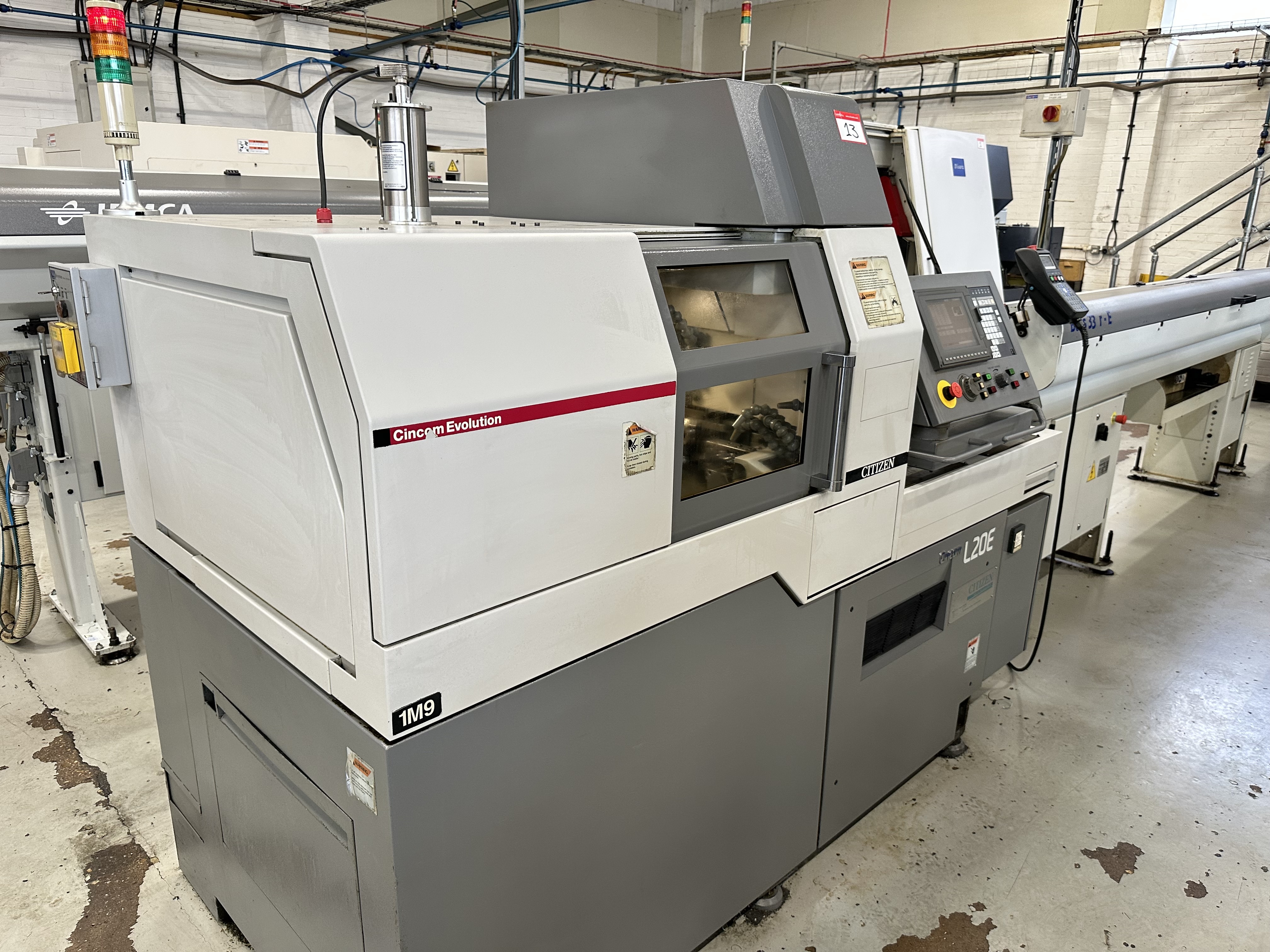 Citizen Cincom L20E-IX Sliding Head Lathe with Cincom M70LPC-V CNC Control (2010)