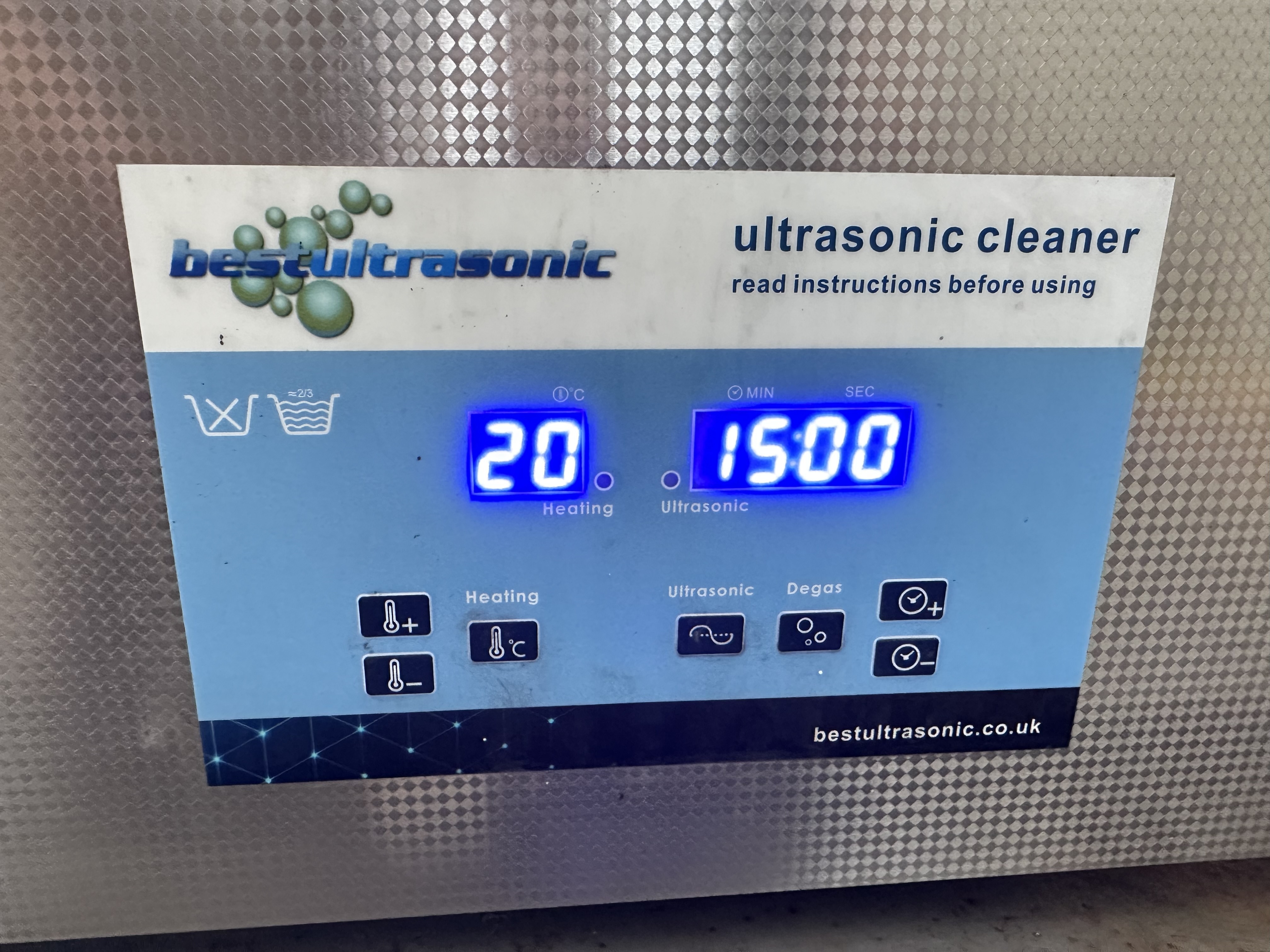Best Ultrasonic Cleaning Bath, 500mm x 300mm Tank
