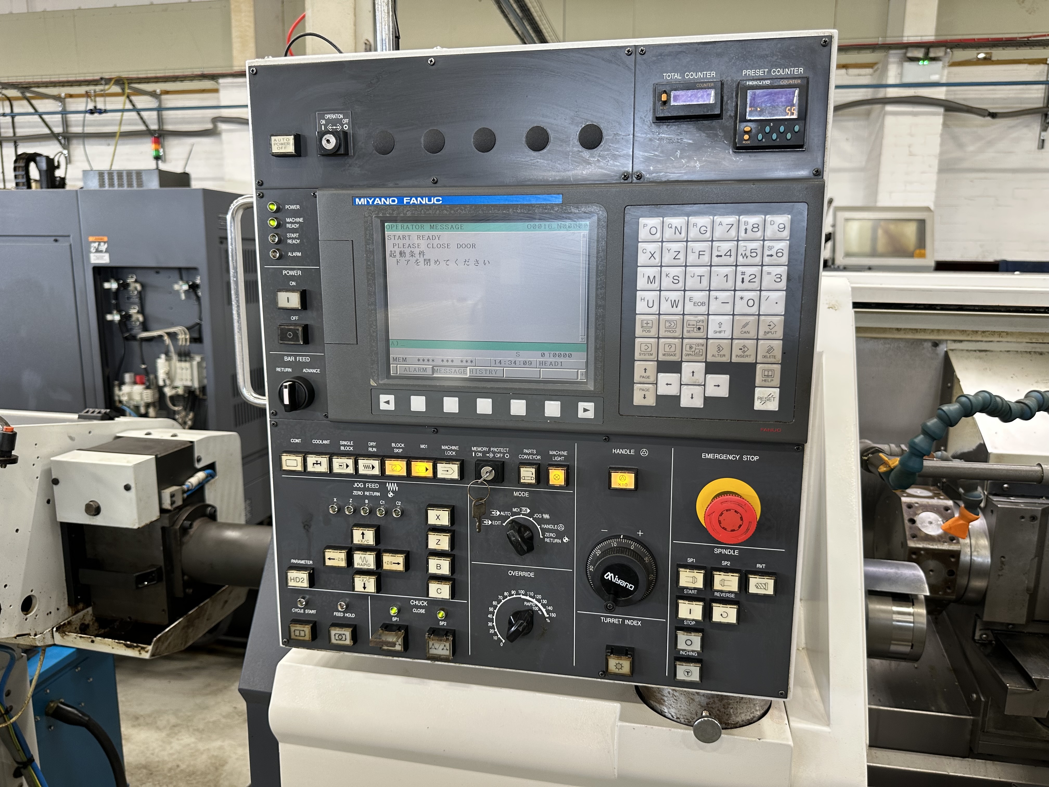 Miyano BNA-42S Fixed Headstock Lathe 5 Axis Machine with Fanuc Oi-TD CNC Control (2010)