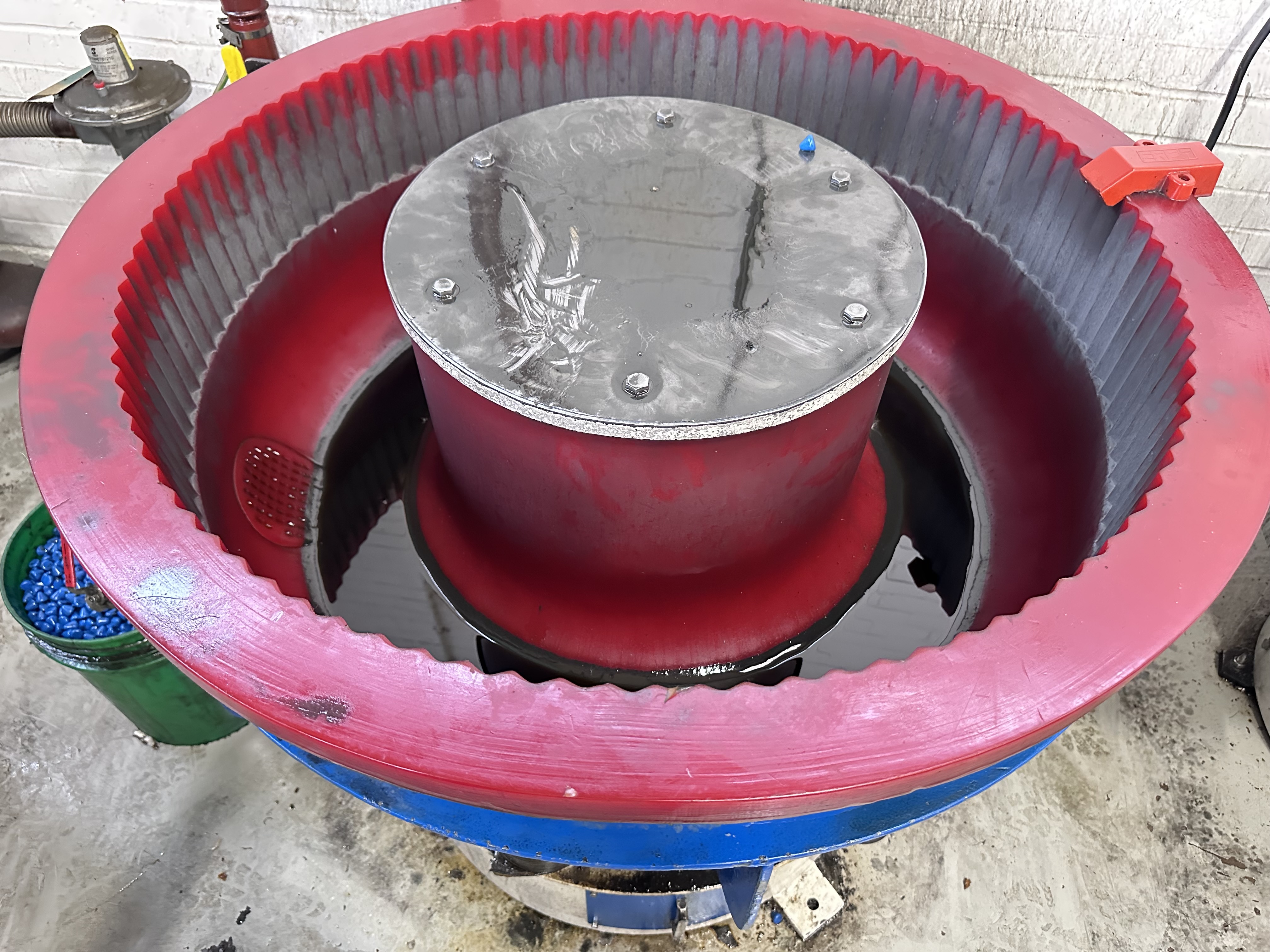 PDJ Vibro Parts Rumbler/Deburrer, 900mm Bowl, Model TBT-150