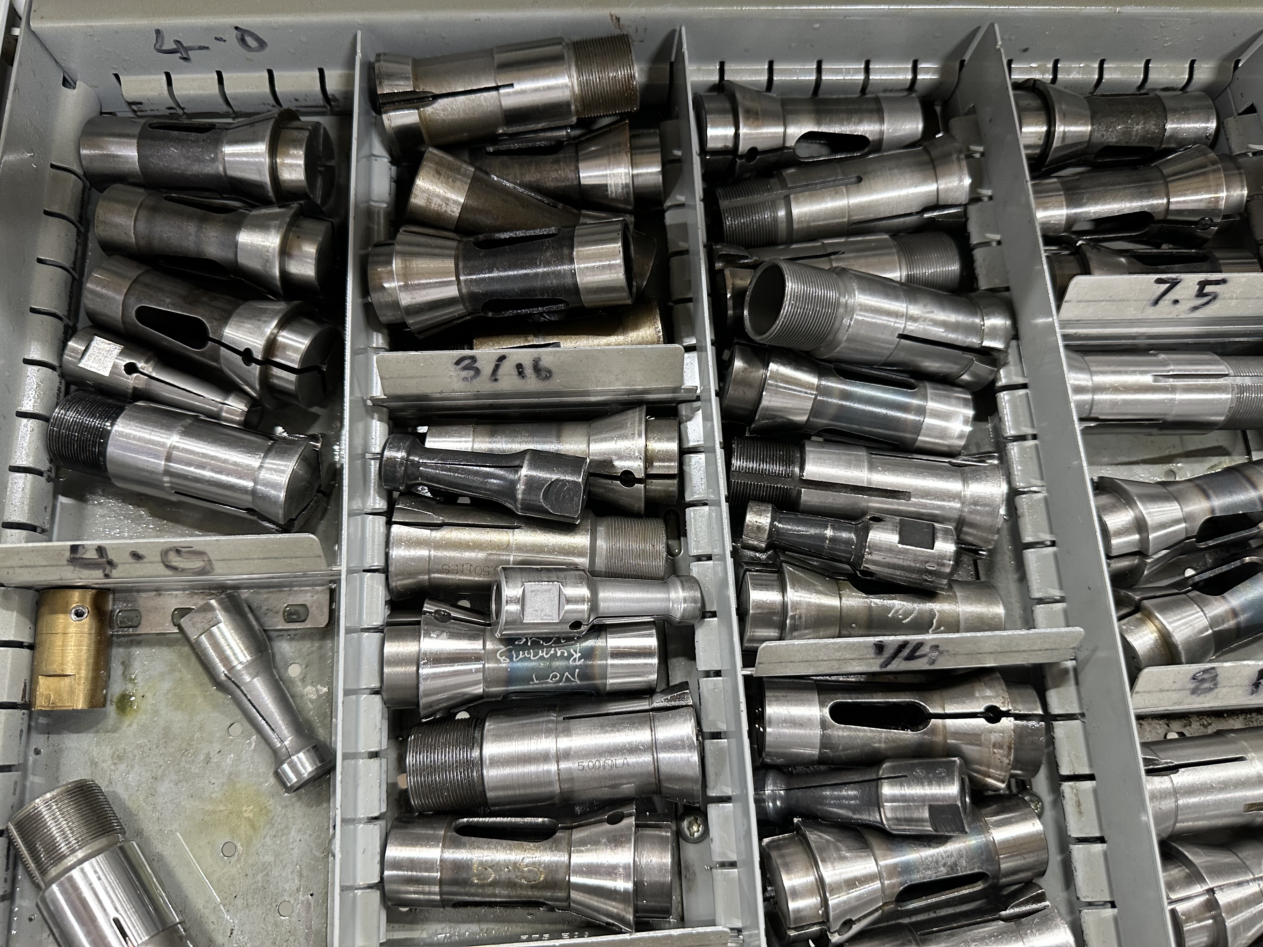 Collets and Guide Bushes for L20 Machine